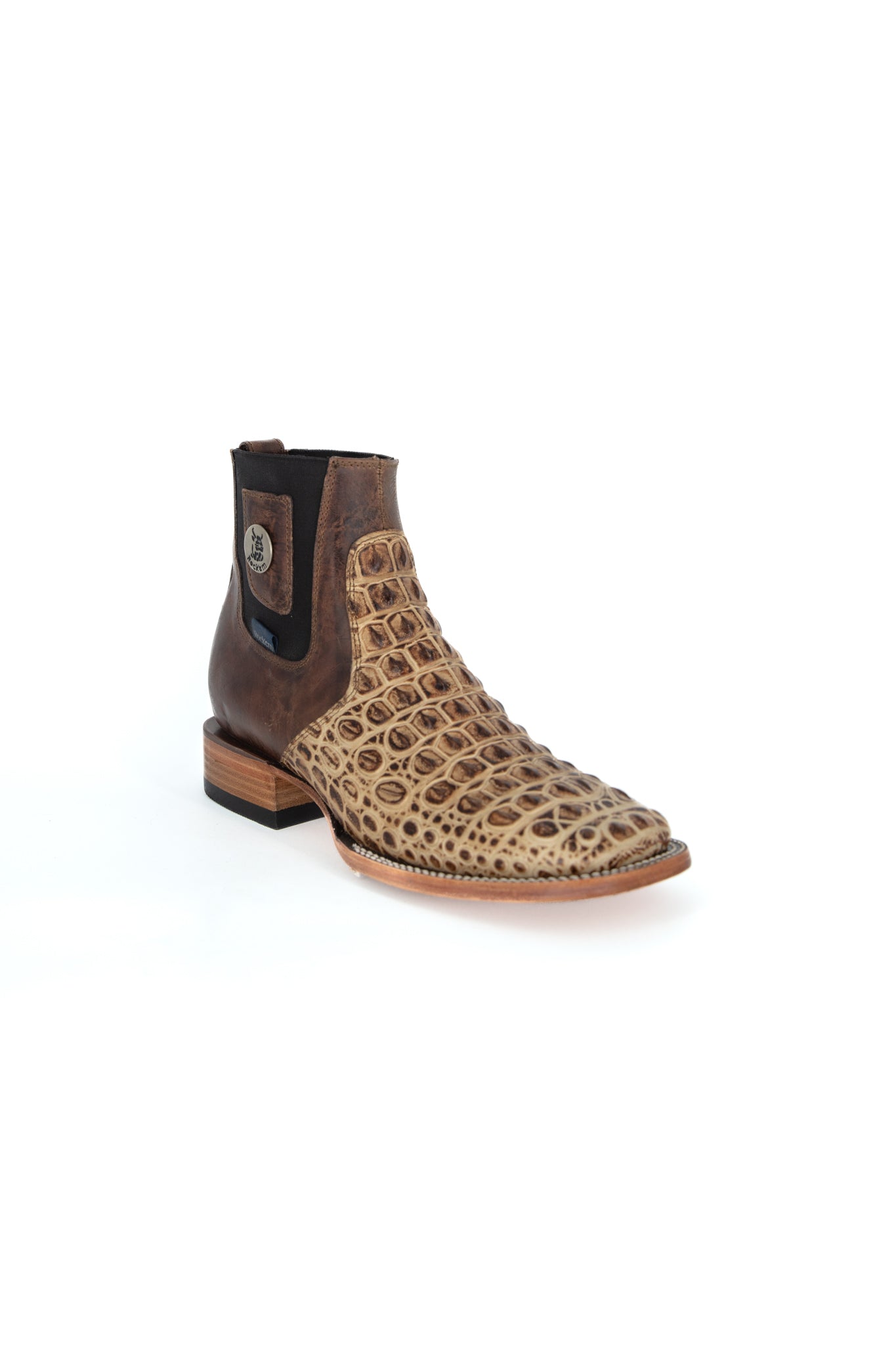 Lomo De Nilo Square Toe Men's Boots - Comfortable Leather Ankle Booties for Casual & Work | Final Sale
