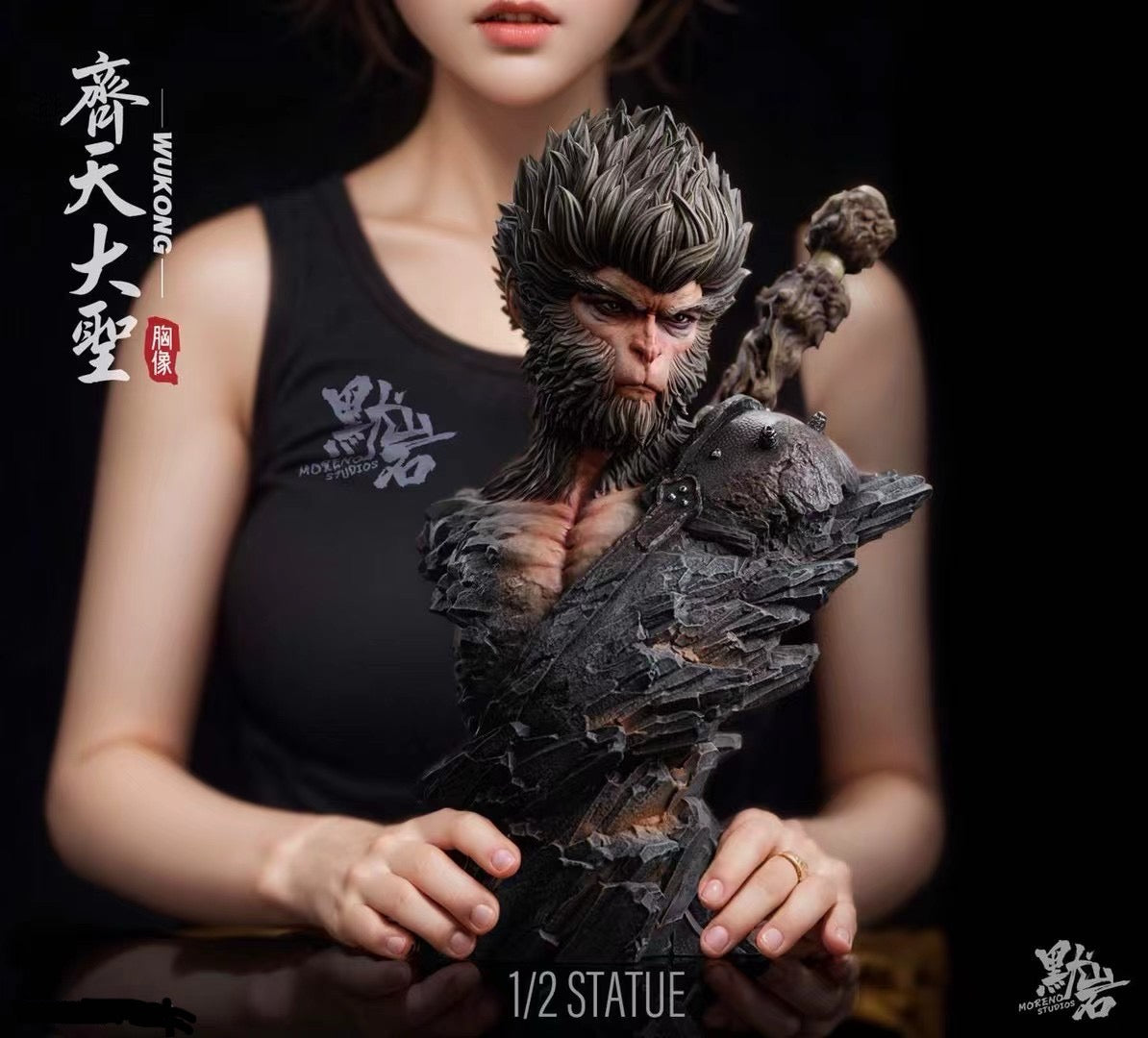 Moreno Studio Sun Wukong Statue - The Great Sage Equal to Heaven | Chinese Mythology Decor for Home, Office & Gaming Setup
