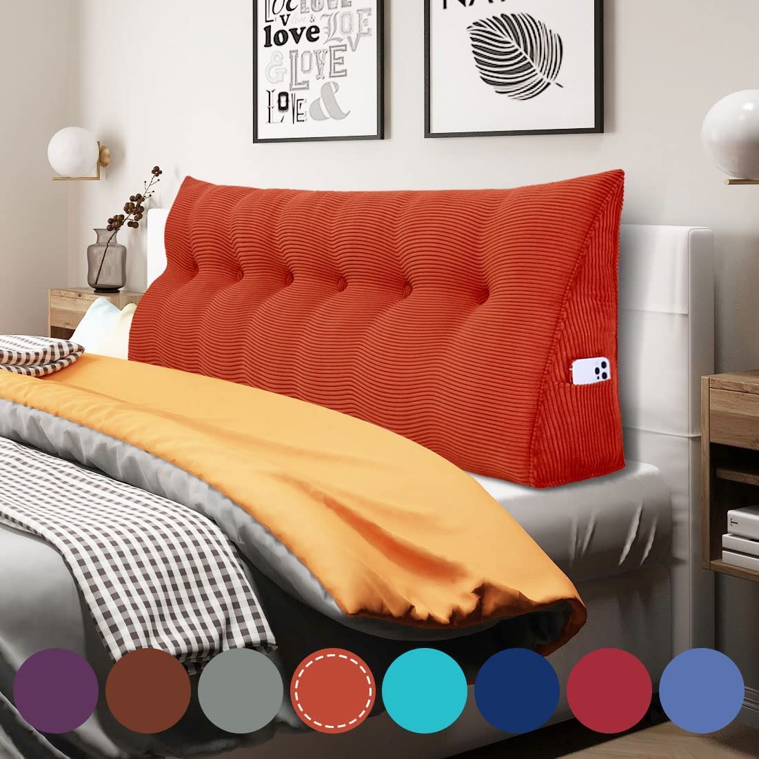 WOWMAX Wedge Body Pillow - 70