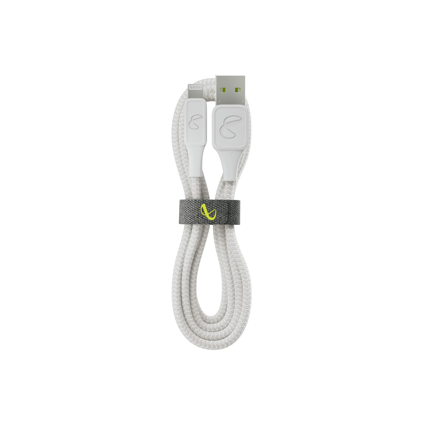 Fast Charging USB-A to Lightning Cable for iPhone & iPad - 3ft Durable White Charger Cord - Perfect for Home, Office & Travel Use