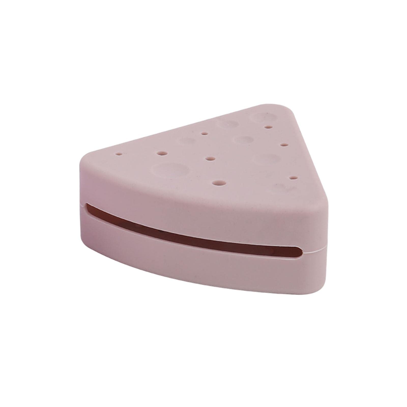 Triangle Makeup Sponge Holder | Portable Cosmetic Blender Case | Washable & Breathable Travel Organizer for Beauty Sponges | Compact Soft Protective Container for Makeup Tools | Perfect for Travel & Daily Use