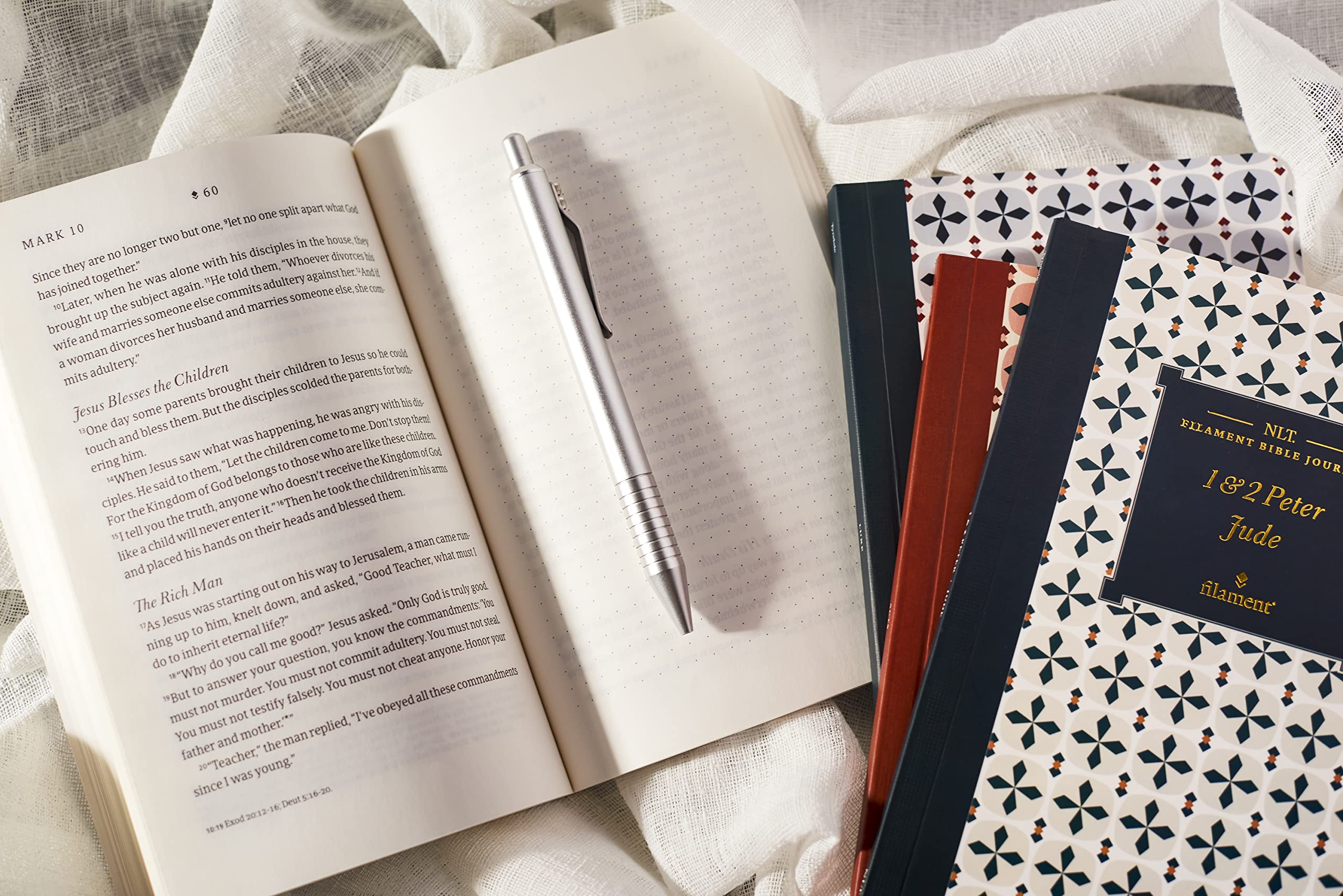 NLT Filament Bible Journal: Book of Mark - Softcover Edition for Bible Study, Note-Taking & Reflection | Perfect for Personal Devotion, Small Groups & Church Use