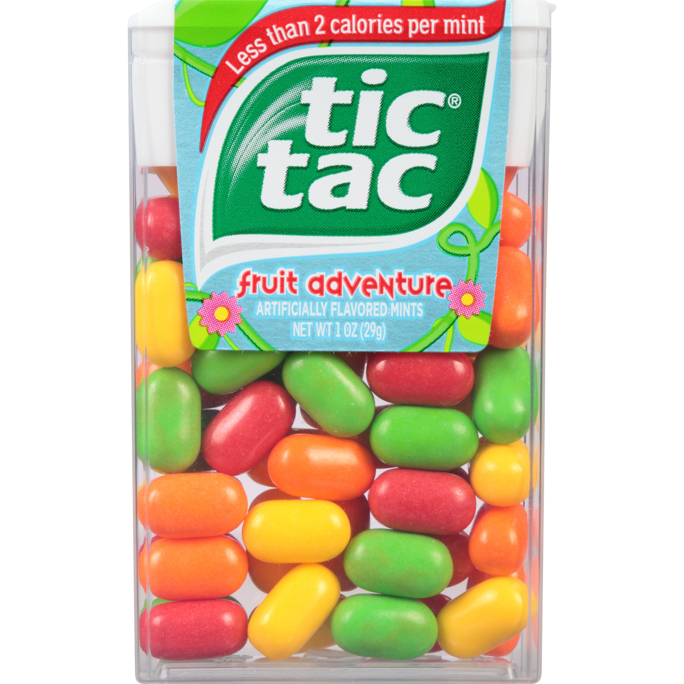 Tic Tac Mints Fruit Adventure Singles - 12 Pack (1 Ounce Each) | Refreshing Breath Mints for Office, Travel & On-the-Go Freshness