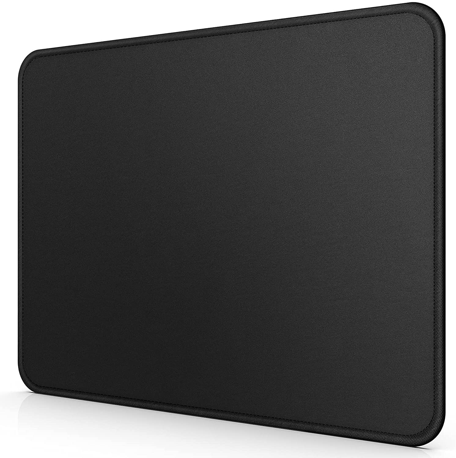 UtechSmart Large Gaming Mouse Pad - Non-Slip Rubber Base, Stitched Edges & Washable Micro-Weave Cloth Surface - Perfect for Office, Home & Esports (Black) | Ideal for PC Gaming, Work from Home & Computer Use