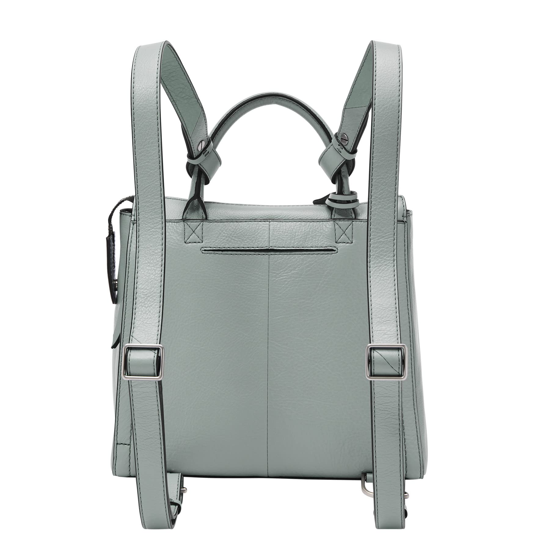Fossil Women's Parker Mini Backpack - Smokey Blue Crossbody Purse | Compact Travel Bag for Work, School & Everyday Use | One Size US