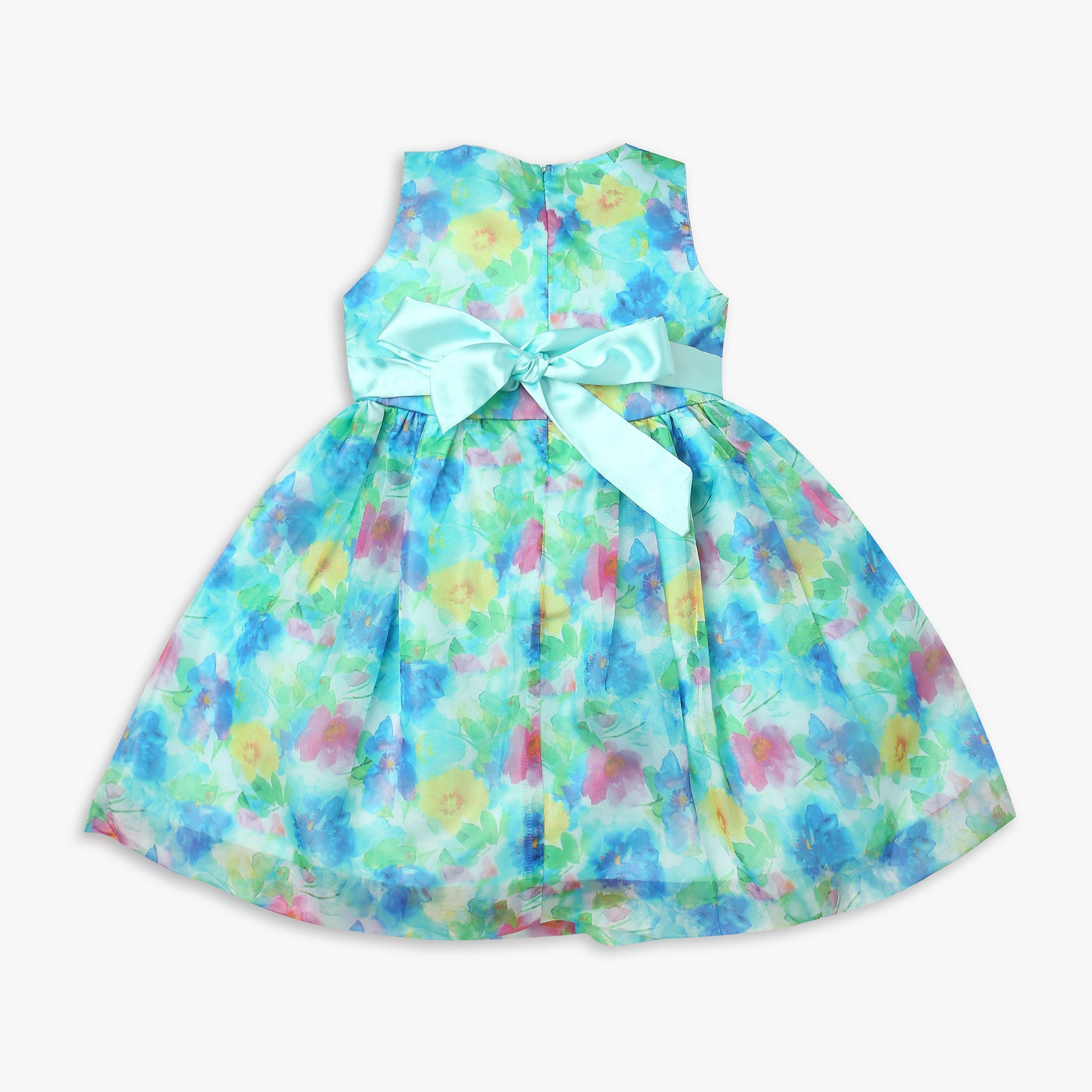 Girls Regular Fit Printed Dress - Stylish & Comfortable for School, Parties & Everyday Wear