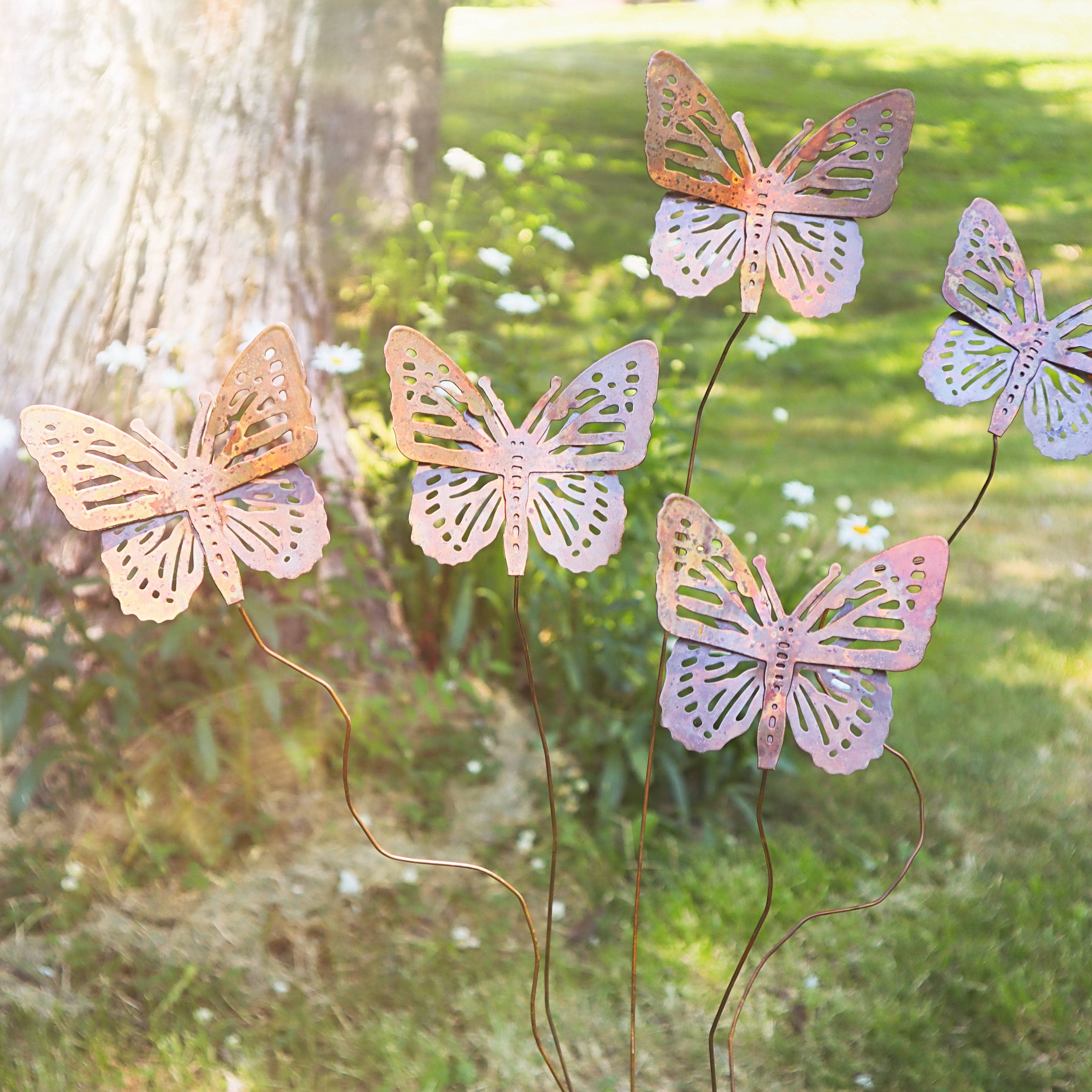 Butterfly Whimsy Flutterer - Elegant Decorative Butterfly Wall Art for Home & Garden Decor | Perfect for Bedroom, Living Room, Nursery & Outdoor Spaces