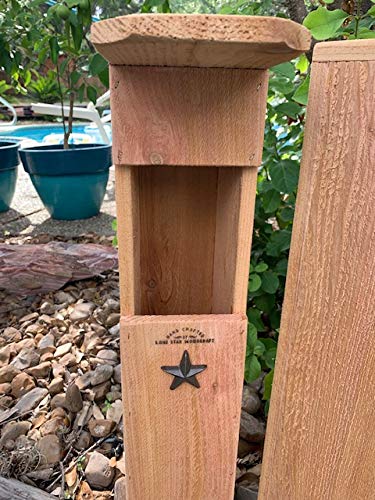 Screech Owl House - Handcrafted Wooden Nesting Box for Backyard Birdwatching | Perfect for Garden, Patio & Wildlife Conservation