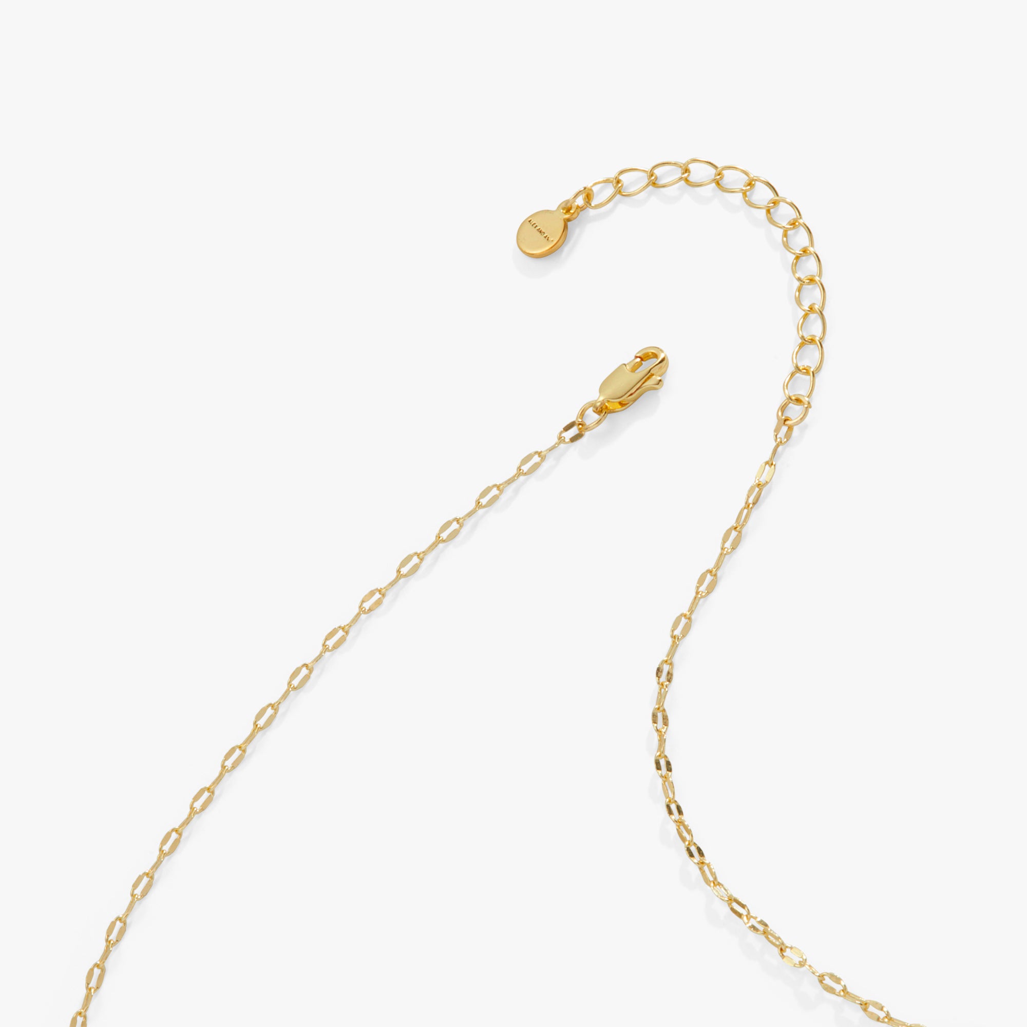 Hearts Chain Necklace for Women, Adjustable Length 14K Gold Plated Romantic Gift for Valentine's Day, Anniversary & Date Night Jewelry