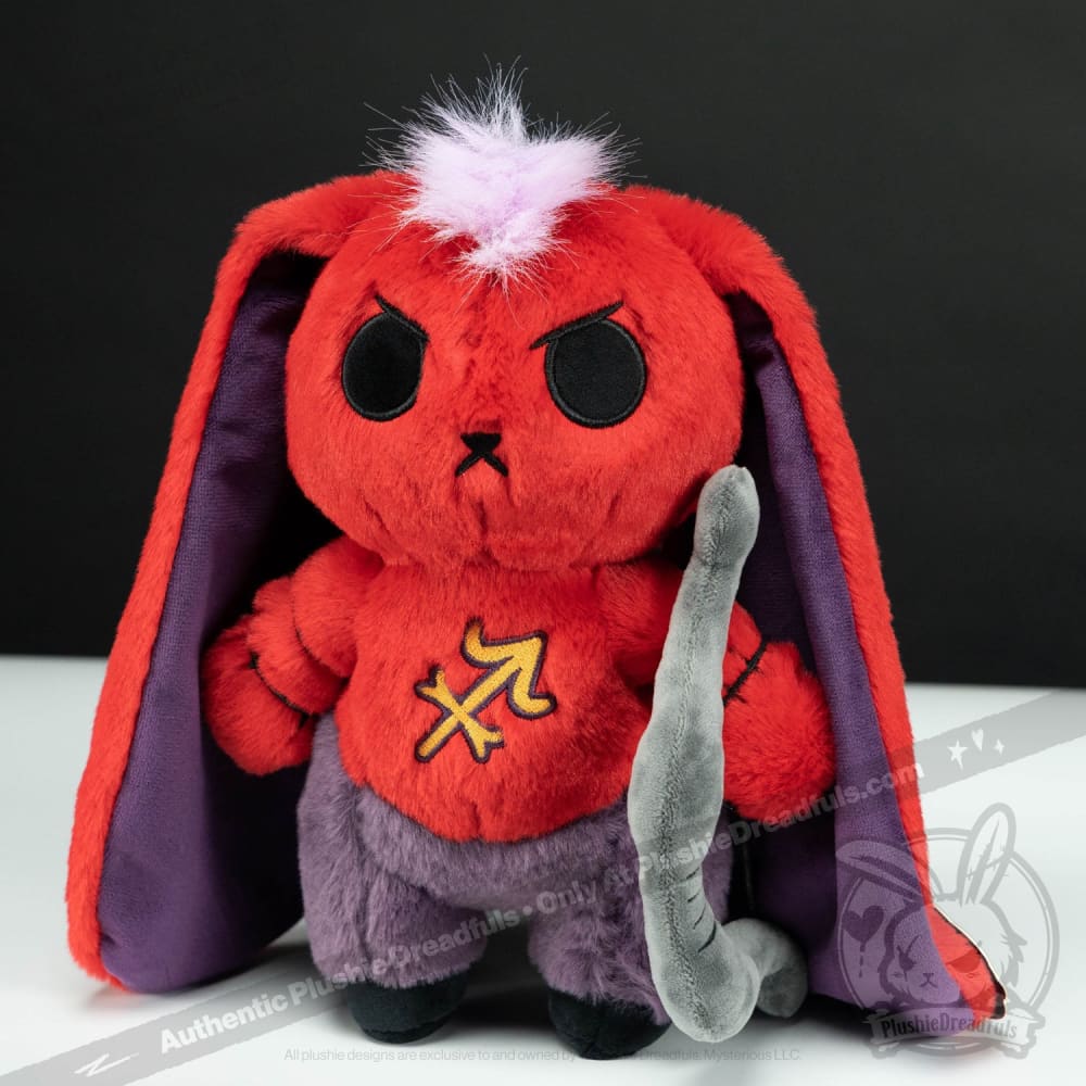 Plushie Dreadfuls Sagittarius Rabbit Stuffed Animal - Cute Zodiac Plush Toy for Astrology Lovers, Perfect Gift for Birthday, Christmas & Home Decor