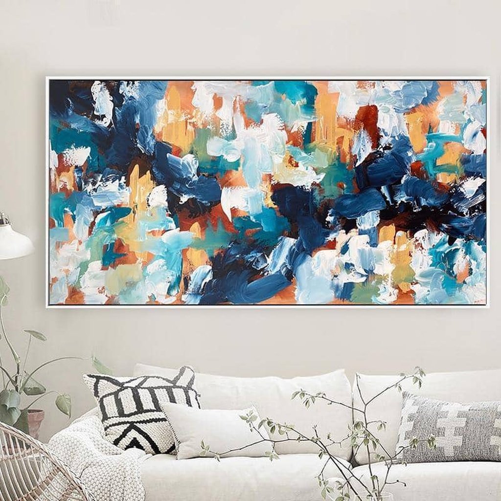 The Dreamers Original Painting - Handmade Canvas Art for Home Decor, Office & Gift Ideas | Perfect for Living Room, Bedroom & Wall Art