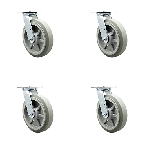4 Swivel - Bolt On Swivel Locks - Gray