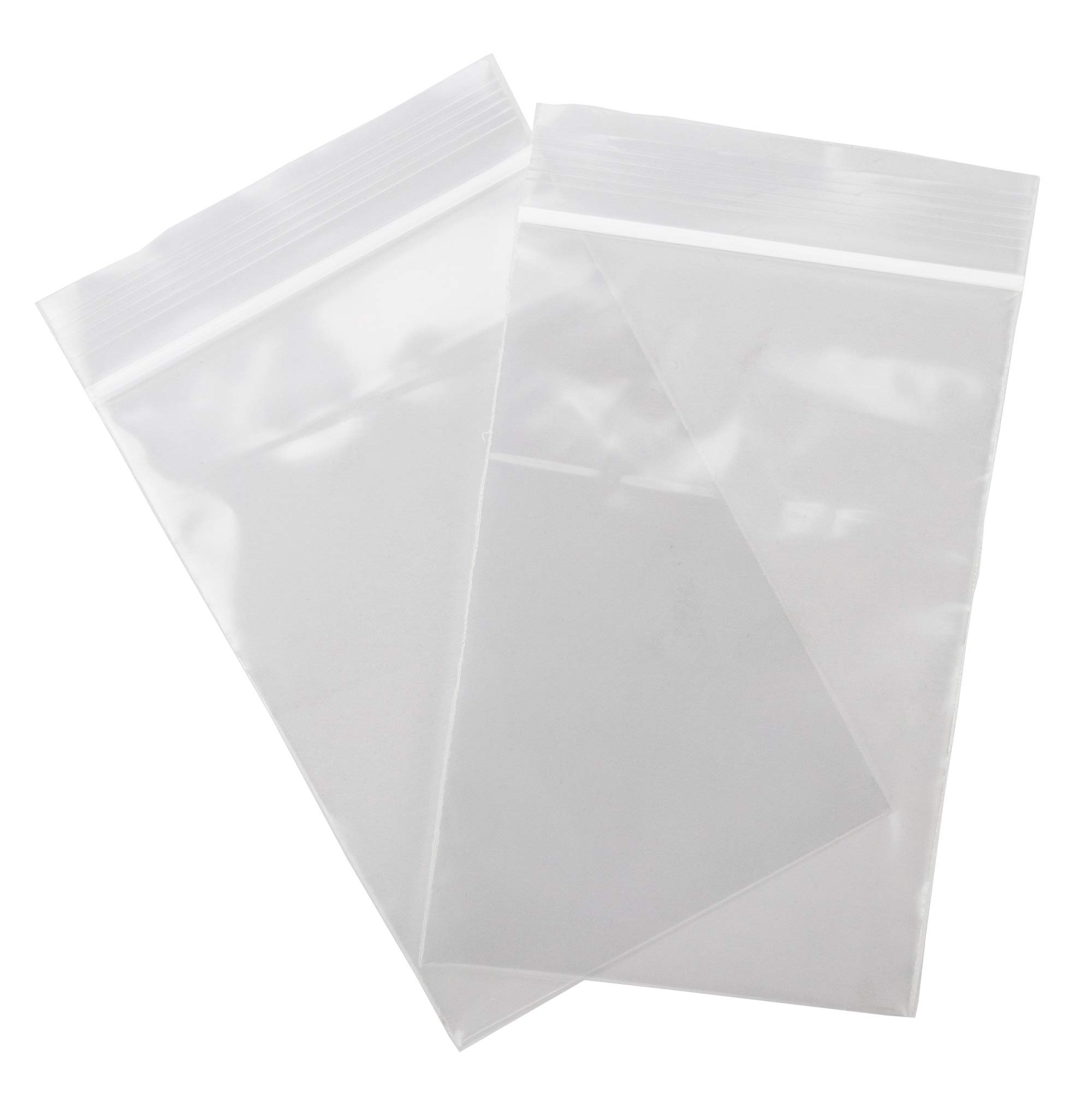 MMBM 4x10 Inch Clear Reclosable Zipper Bags - 2 Mil Durable Poly Plastic Storage Bags (10000 Count) | Perfect for Organizing Small Parts, Crafts, Jewelry & Office Supplies