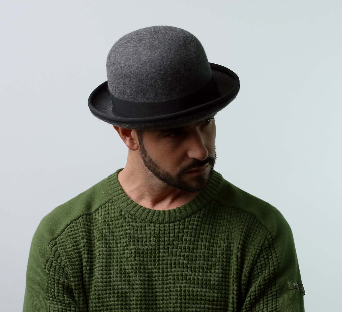 Wool Felt Bowler Hat for Women & Men - Vintage Style