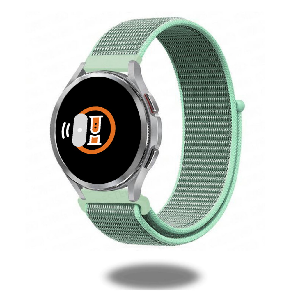 Durable Nylon Sport Loop Bands - 20mm & 22mm Adjustable Fitness Straps for Running, Yoga & Gym Workouts