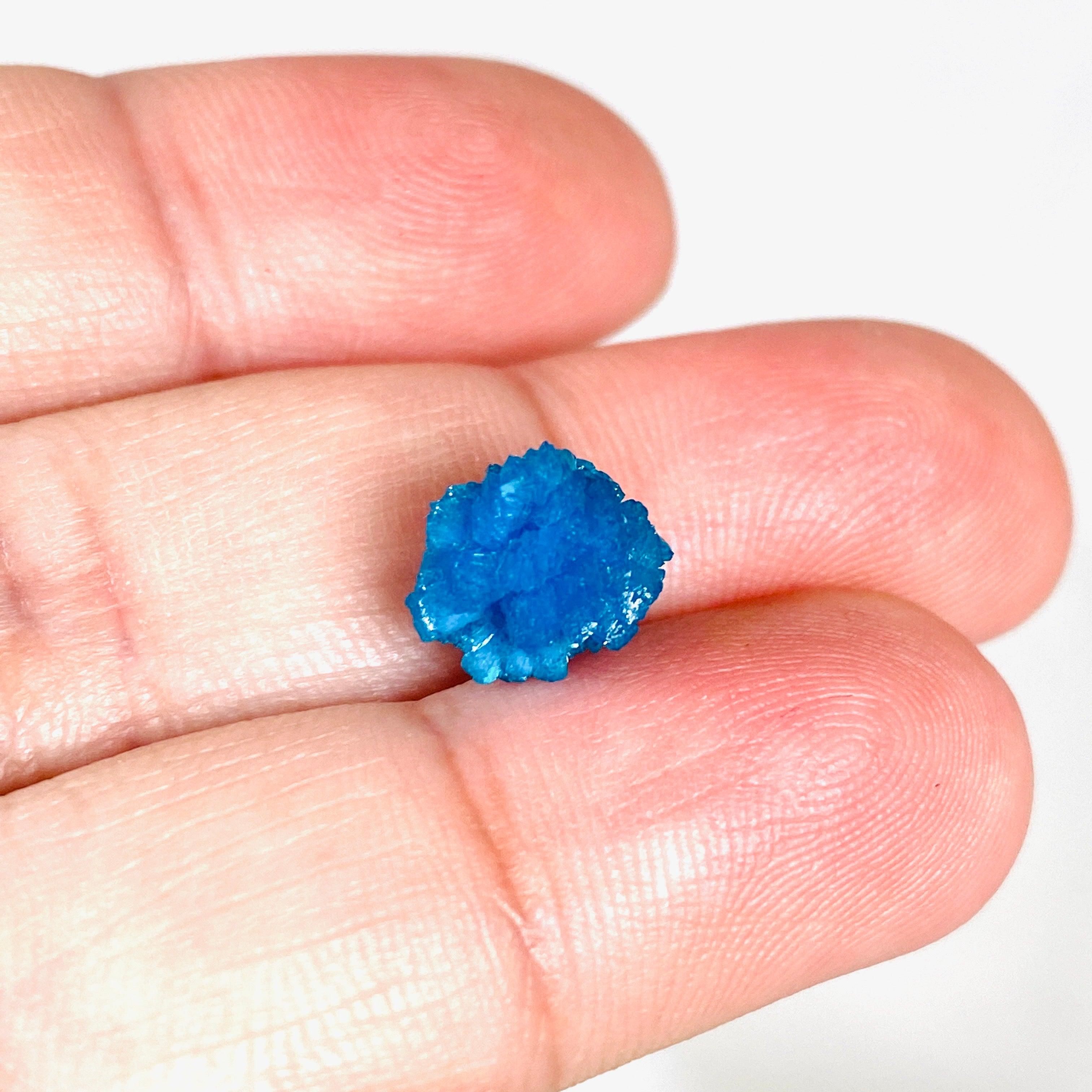 Natural Cavansite Crystal Specimen - Rare Blue Mineral Collection for Healing & Meditation | Perfect for Home Decor, Jewelry Making & Spiritual Practices