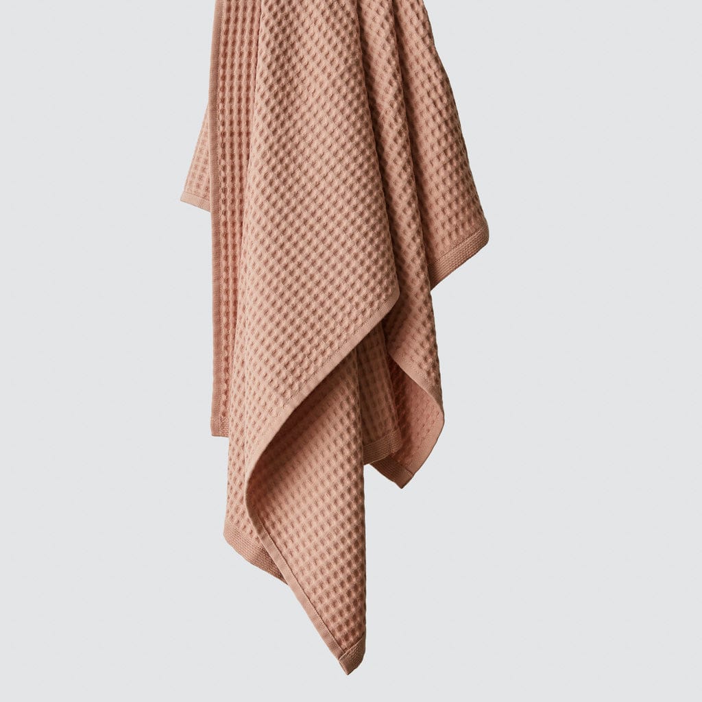 Mara Organic Waffle Bath Towel Set - 100% Cotton, Ultra Soft & Absorbent - Perfect for Spa, Bathroom & Luxury Home Use