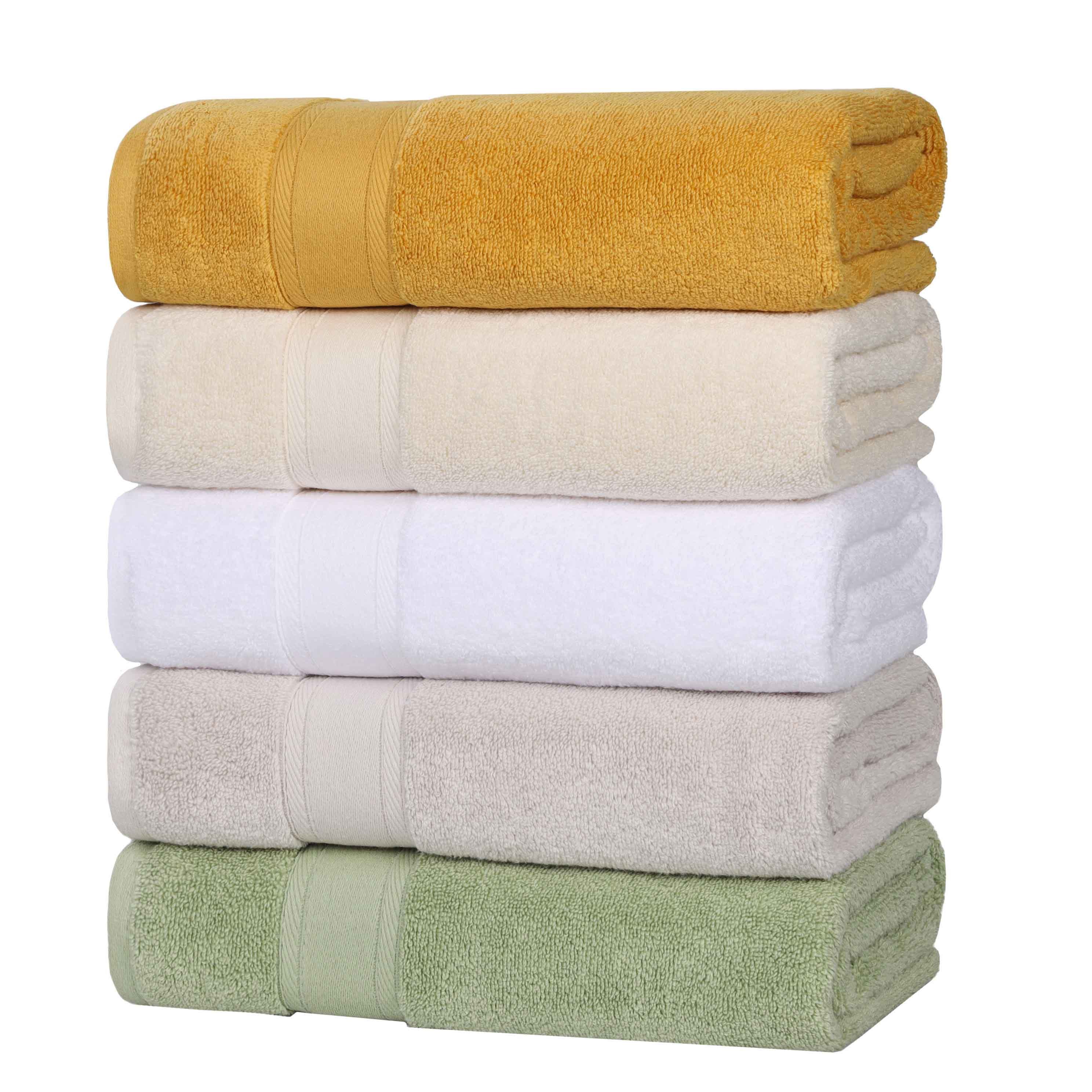 Belmont Zero Twist Cotton Medium Weight Absorbent 3-Piece Bath Towel Set | Soft & Quick-Drying | Perfect for Bathroom, Spa & Gym Use