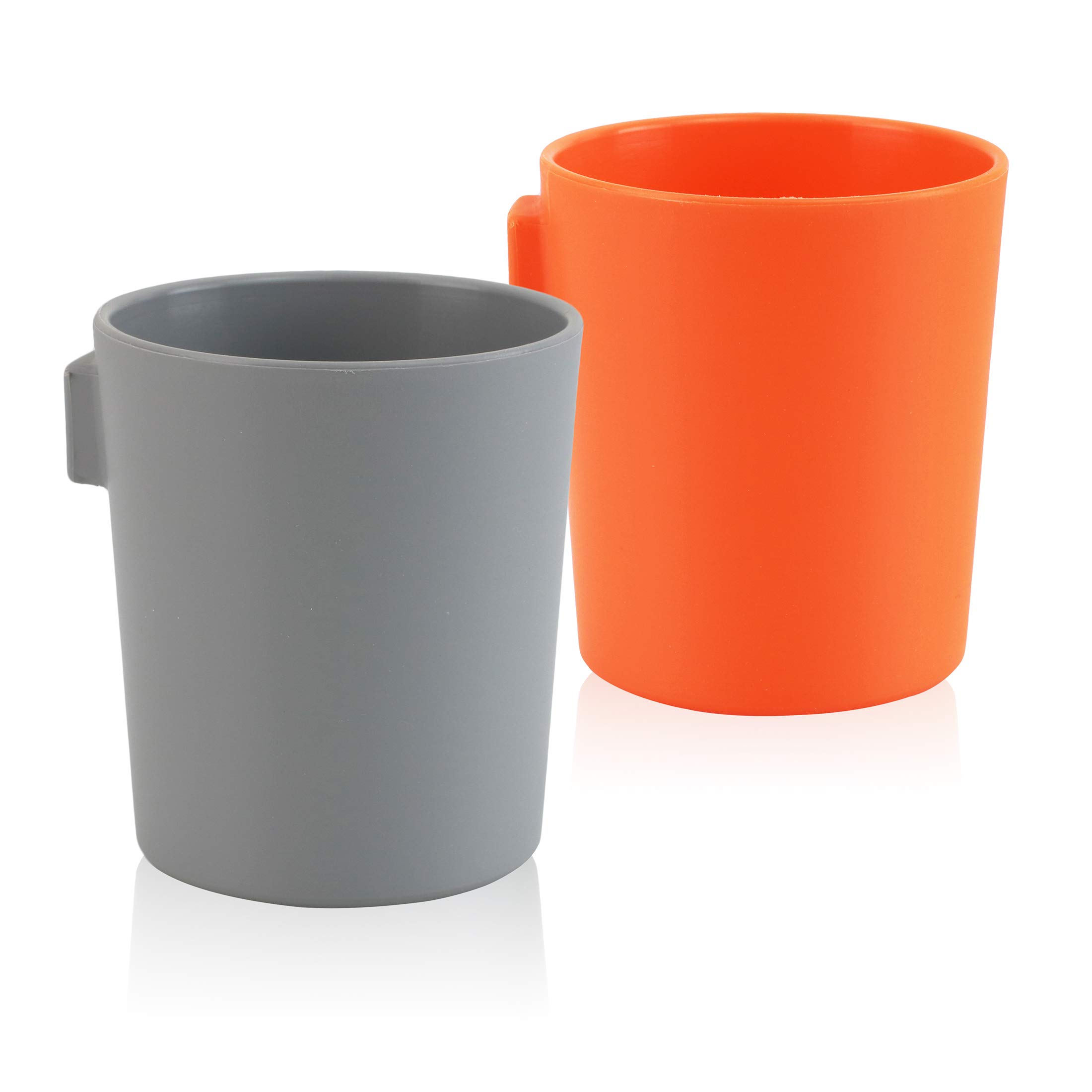 EZCUP Magnetic Fridge Cups For Kids - BPA-Free Open Top Toddler Drinking Cups | USA Made Hanging Plastic Cups for Refrigerators & Water Coolers | Safe Non-Toxic Baby Cups for Independent Drinkers | Perfect for Daycare, Home & Travel Use