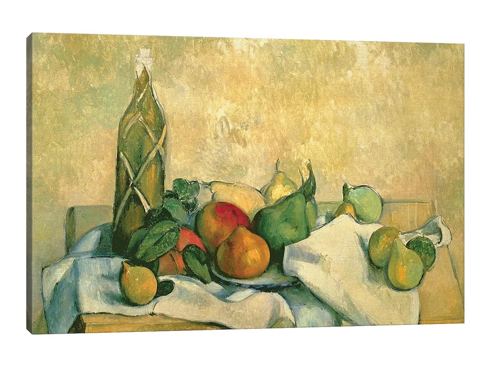 Vintage Kitchen Wall Art Decor - 32x48 Inches Canvas Painting Set, Abstract Fruits Wall Art for Dining Room, Home & Restaurant Decor - Perfect for Farmhouse, Rustic & Retro Kitchen Themes