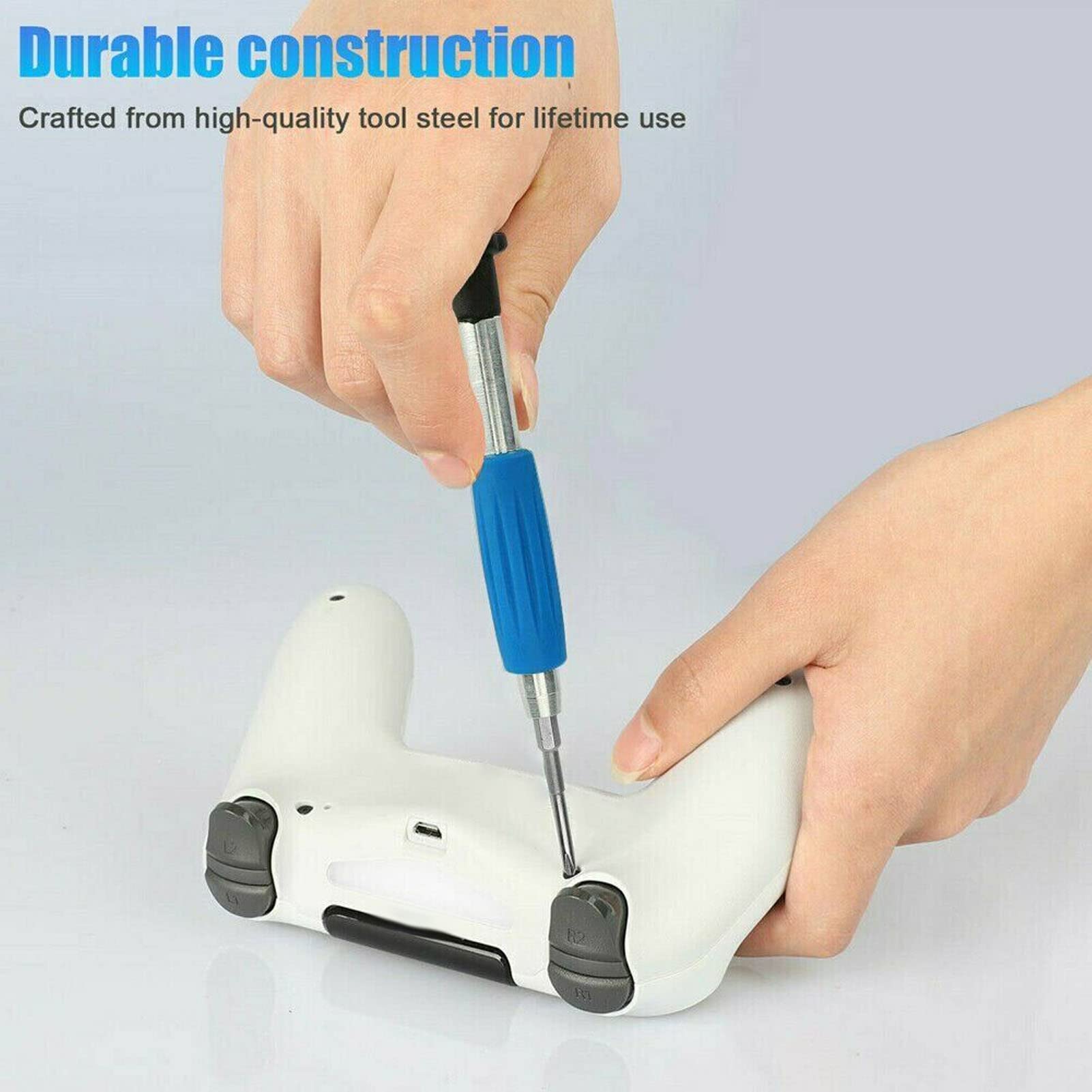 Professional Screwdriver Repair Tool Kit for Nintendo Switch, SNES, N64, NES & Wii - Triwing & Security Bits Included - Perfect for Console Repairs & DIY Maintenance