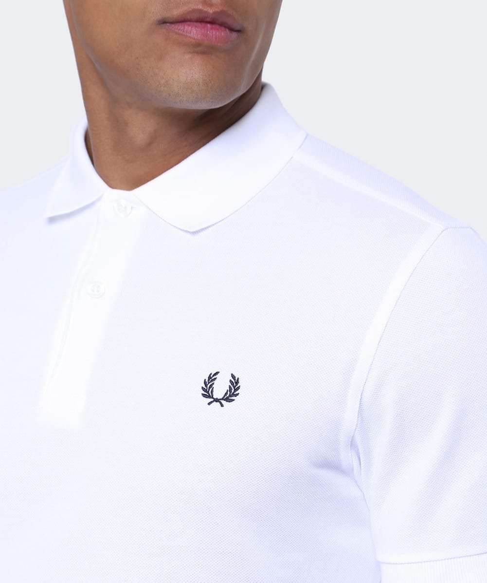 Fred Perry Men's Classic Polo Shirt - Slim Fit Short Sleeve Cotton Shirt with Iconic Laurel Wreath Logo | Perfect for Casual Wear, Office Outfits & Summer Fashion