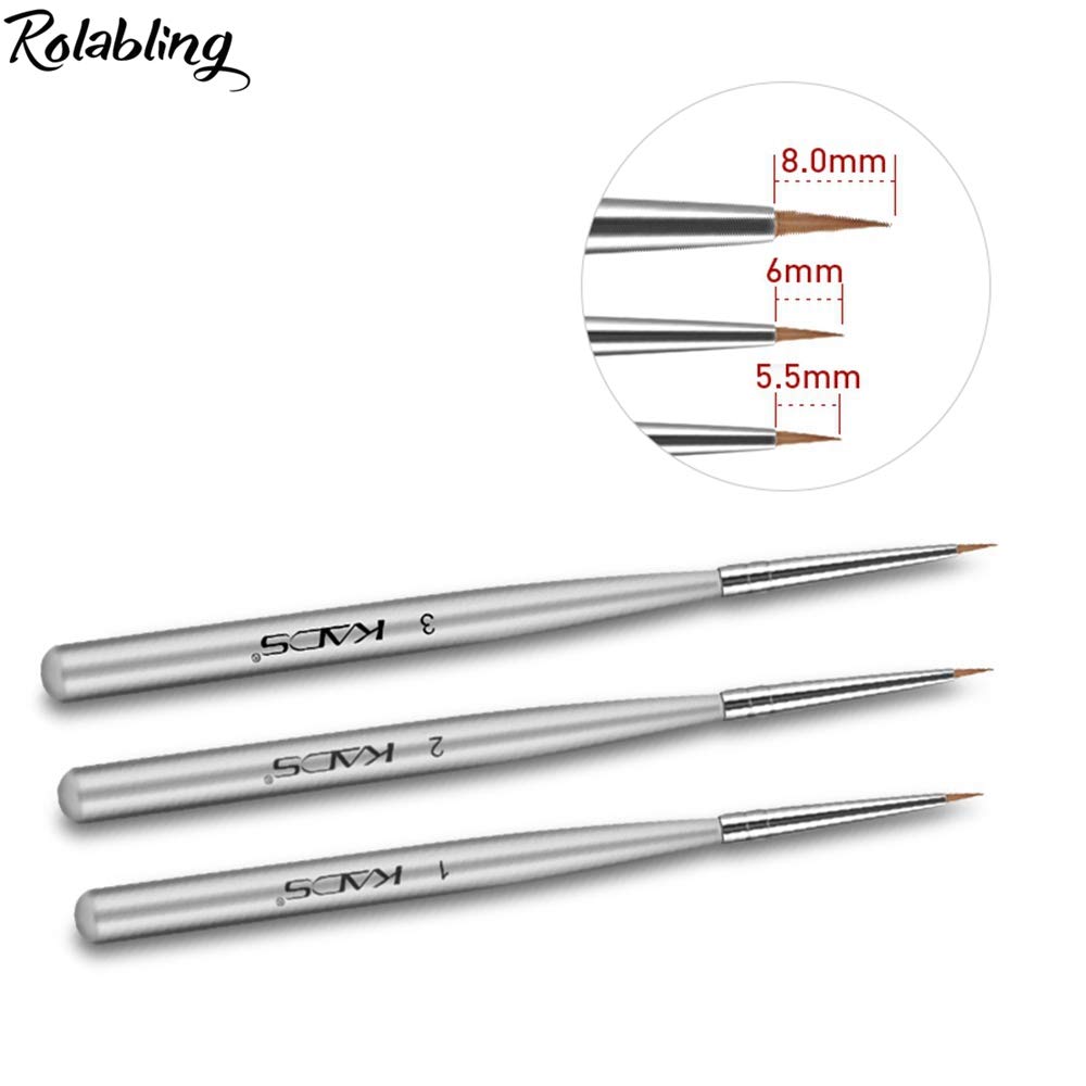 5Pcs Double-ended Nail Art Dotting Pens & 3Pcs Nail Art Drawing Brushes Set - Professional Nail Design Tools for Gel Polish, Acrylic Nails, DIY Manicure at Home or Salon
