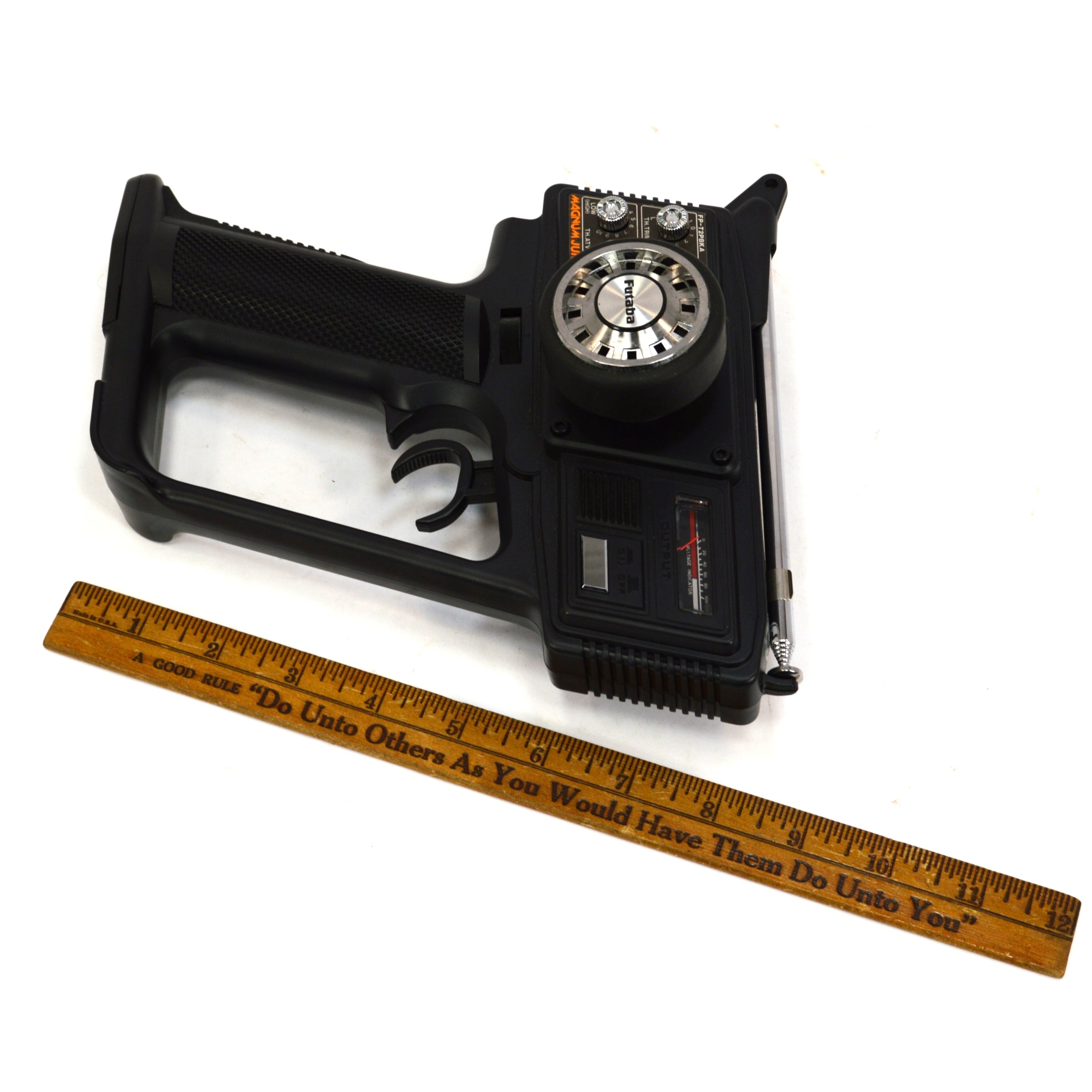 FUTABA MAGNUM JUNIOR FP-2PBKA 2 Channel Radio Remote Control - New in Box - Perfect for RC Cars, Boats & Airplanes - Hobby Grade Transmitter for Beginners