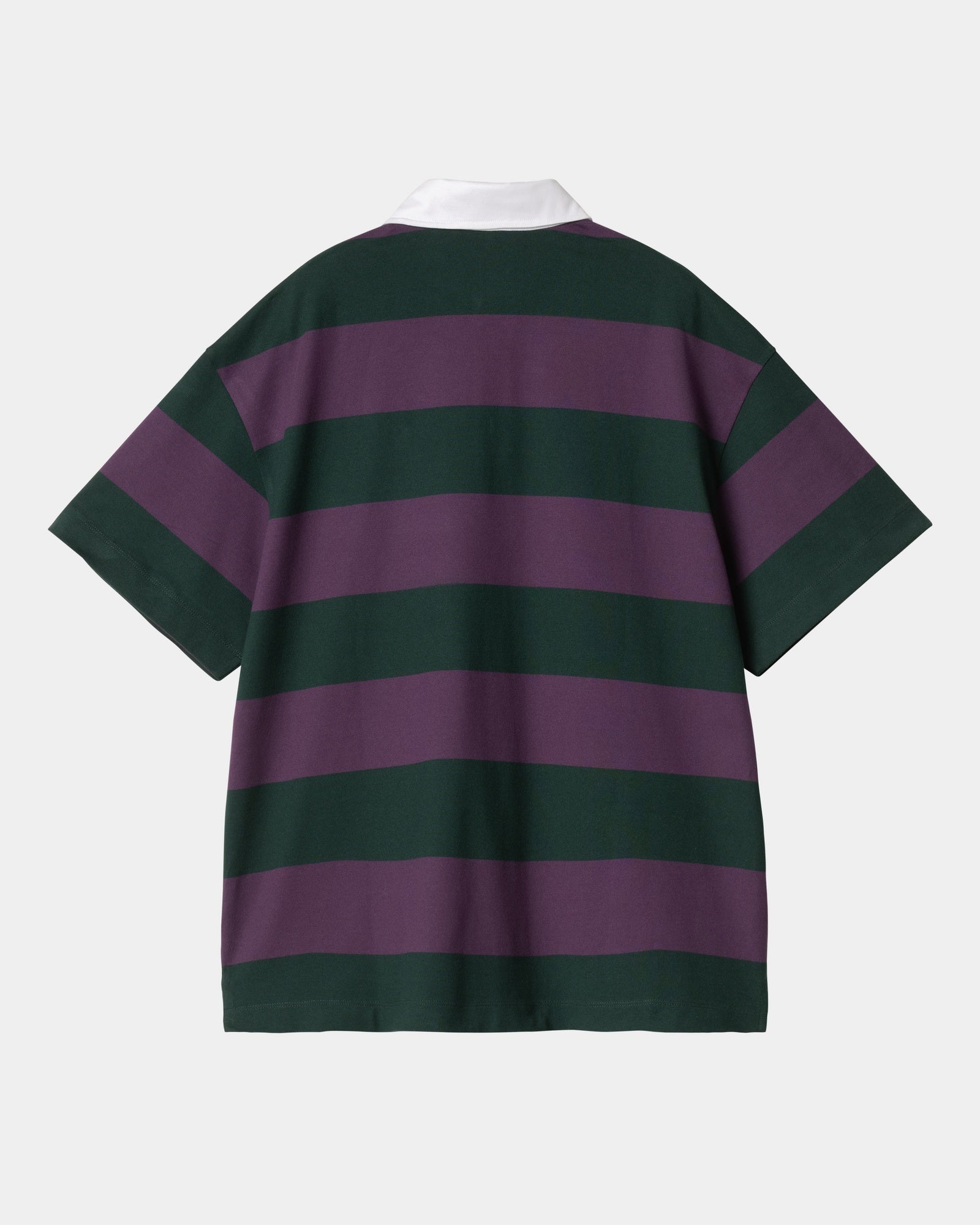 Women's Seffner Stripe Polo T-Shirt - Breathable Cotton Casual Top for Golf, Work & Everyday Wear | Conifer Green