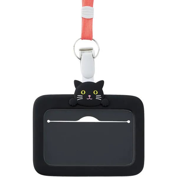 PuniLabo ID Card Holder with Strap Stand - Durable LIHIT LAB Organizer for Badge, Credit Cards & Business Cards | Perfect for Office, School & Travel Accessories