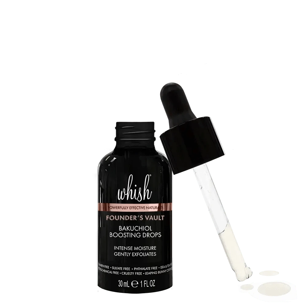 Founder's Vault Bakuchiol Serum for Face - Natural Retinol Alternative Skincare - Anti-Aging & Hydrating Facial Drops for Glowing Skin - Perfect for Night Routine & Sensitive Skin Care