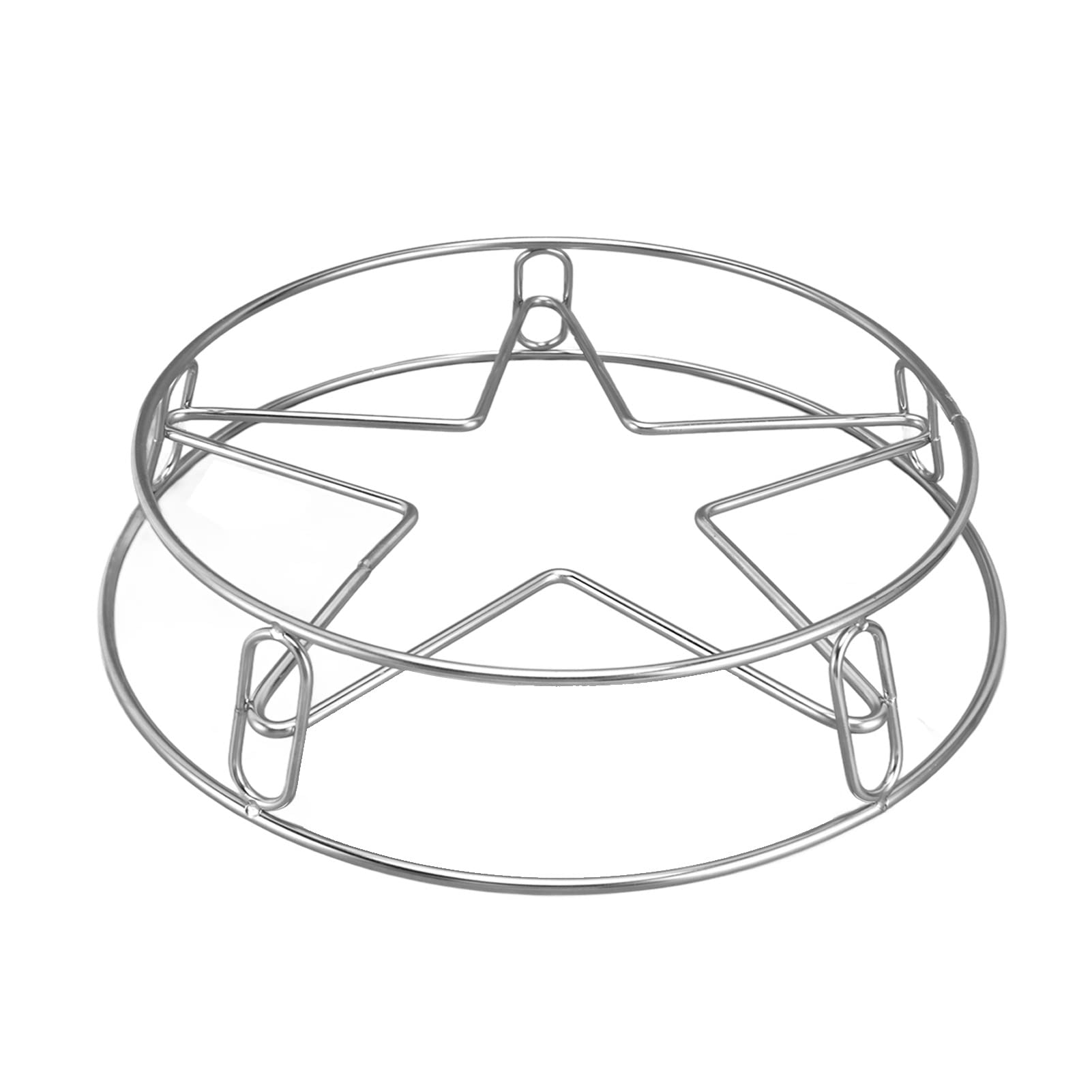Stainless Steel Steamer Trivet Rack - Tall, Multifunctional Heat Resistant Pot Stand with Stable Base for Kitchen & Cooking | Perfect for Steaming, Insulating Hot Pots & Organizing Cookware