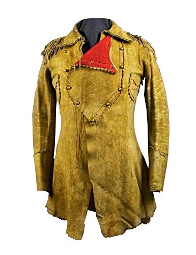 Native American Western Suede Leather War Shirt for Men - Authentic Cowboy Buckskin Shirt for Powwow, Rodeo & Western Fashion