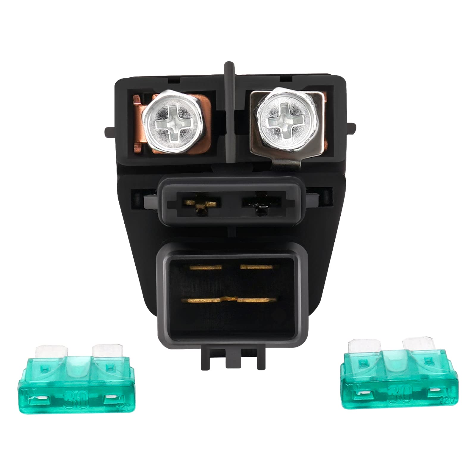 AHL Starter Solenoid Relay Compatible with Suzuki GSXR750 GSX-R750 2000-2005 - Motorcycle Ignition System Replacement Part for Smooth Engine Start | Perfect for Street Racing & Daily Commuting
