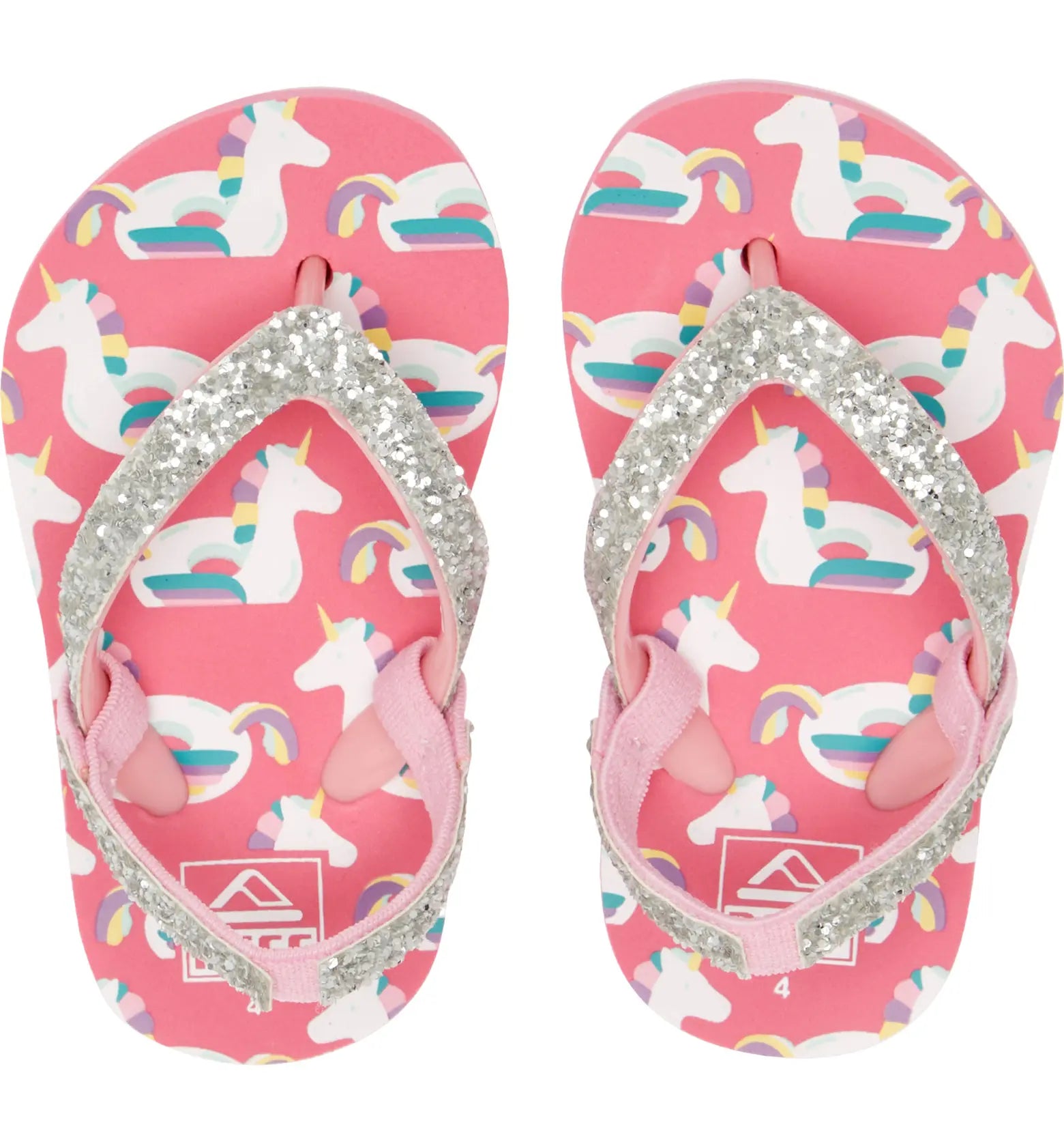 Reef Unicorn Float Little Stargazer Sandals - Women's Comfortable Beach Flip Flops for Summer, Pool, and Vacation Wear
