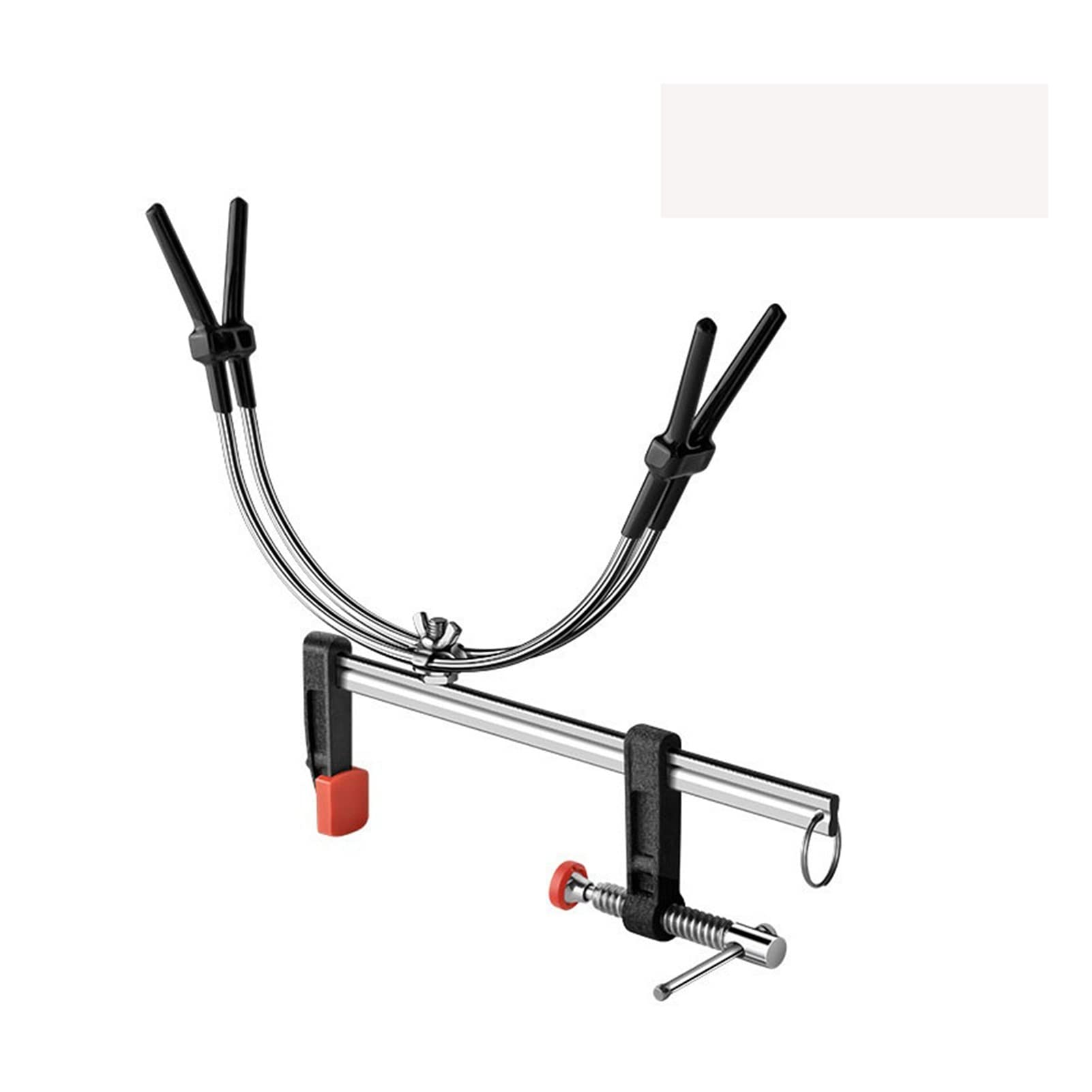 XXDONG LXRZLS Adjustable Aluminum Alloy Fishing Rod Holder - Kayak Boat & Bridge Mount Rod Support with Folding Design - Durable Pole Holder Bracket Stand for Kayaking, Boating & Shore Fishing (Color: Classic)