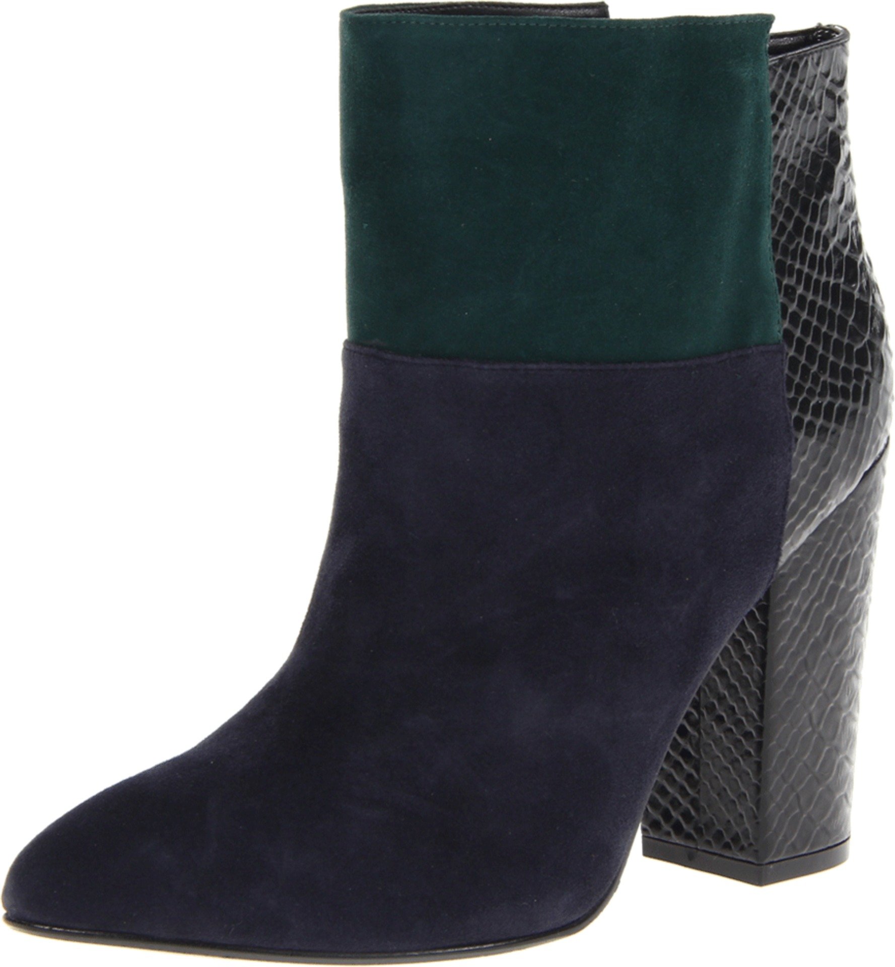 Kristin Cavallari Women's Allure Boots - Stylish Ankle Booties for Women | Fashionable Leather Boots with Block Heel | Perfect for Office, Date Night & Fall Outfits