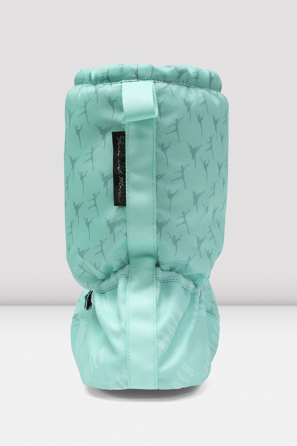 Kids' Ballerina Print Warm Up Booties - Soft & Cozy Dance Slippers for Ballet Class, Home & Playtime