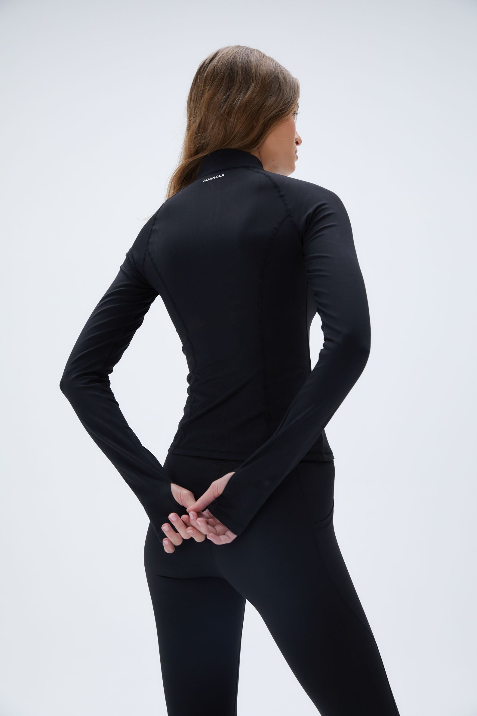 Ultimate Long Sleeve Zip Up Top for Women & Men | Comfortable Athletic Pullover Jacket | Black | Perfect for Running, Hiking & Casual Wear