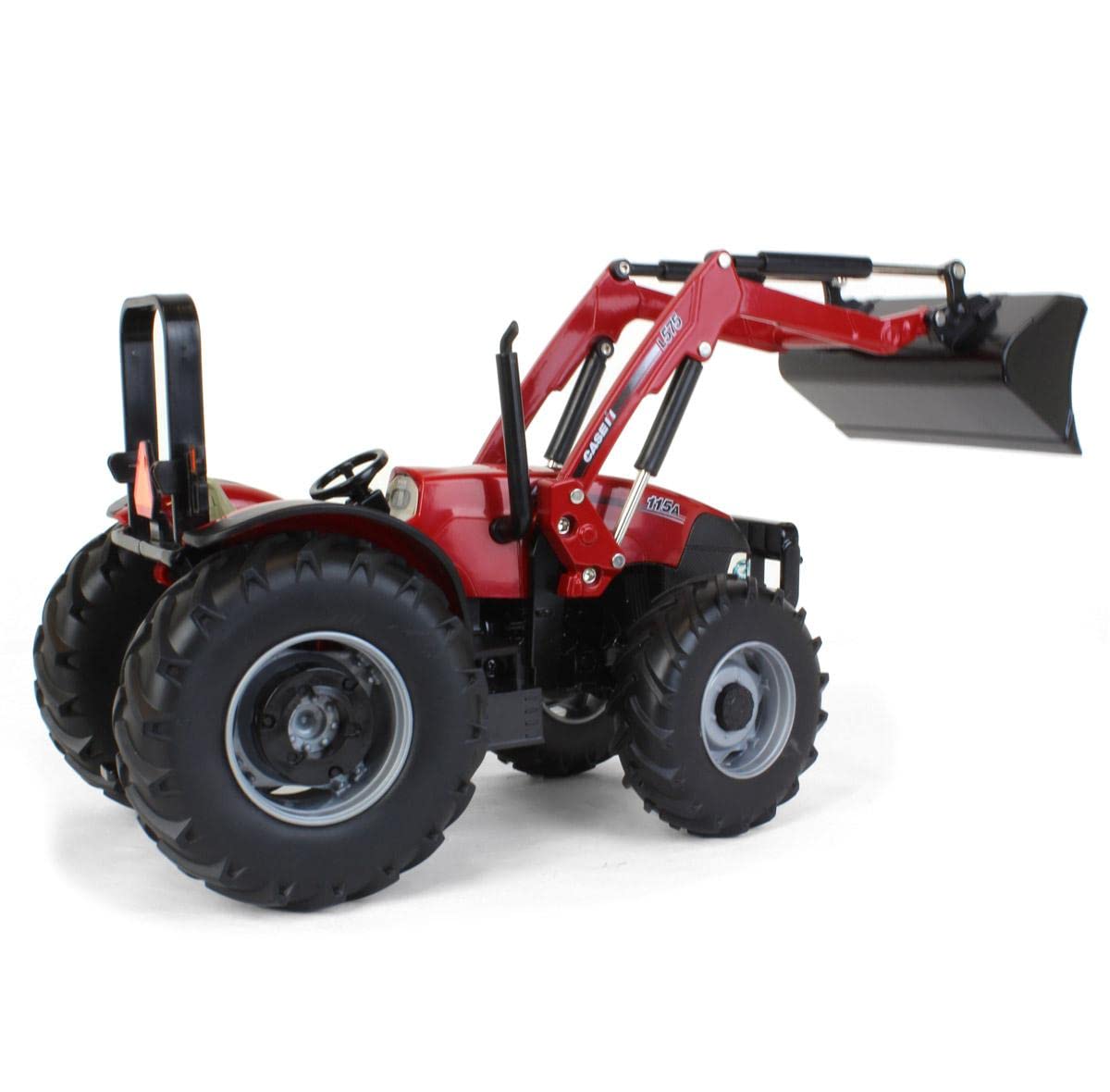 Case IH 1/16 Scale Farmall 115A Tractor with L575 Loader Toy Model - Diecast Collectible for Display, Farming Enthusiasts & Kids Play