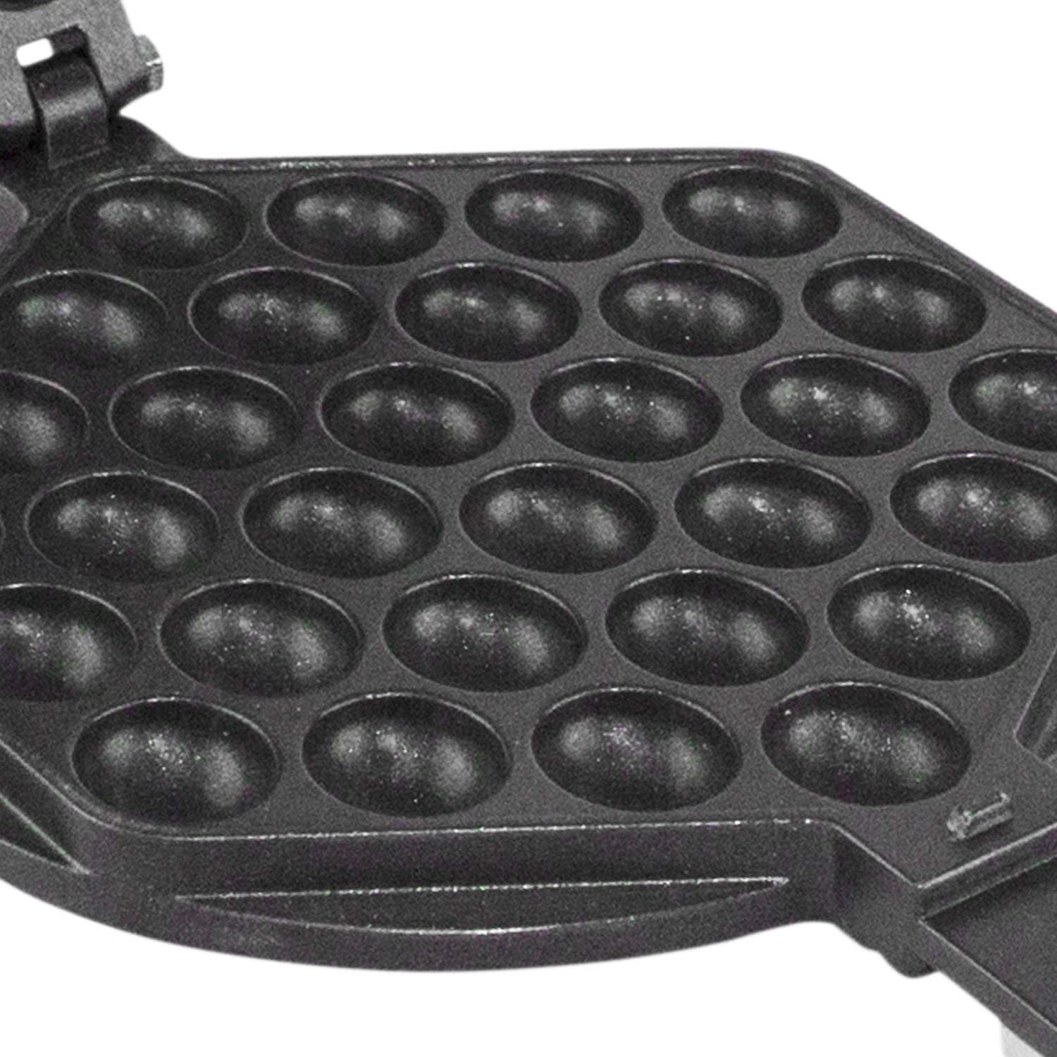 ALDKitchen Bubble Waffle Maker - 180° Rotating Nonstick Egg Waffle Maker with Removable Plates for Hong Kong Style Egg Puffs | Perfect for Home Breakfast, Party Snacks and Cafe Business