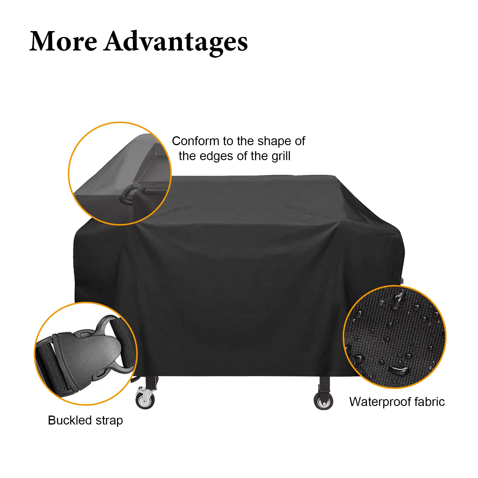 Heavy Duty 600D Grill Cover for Blackstone 36