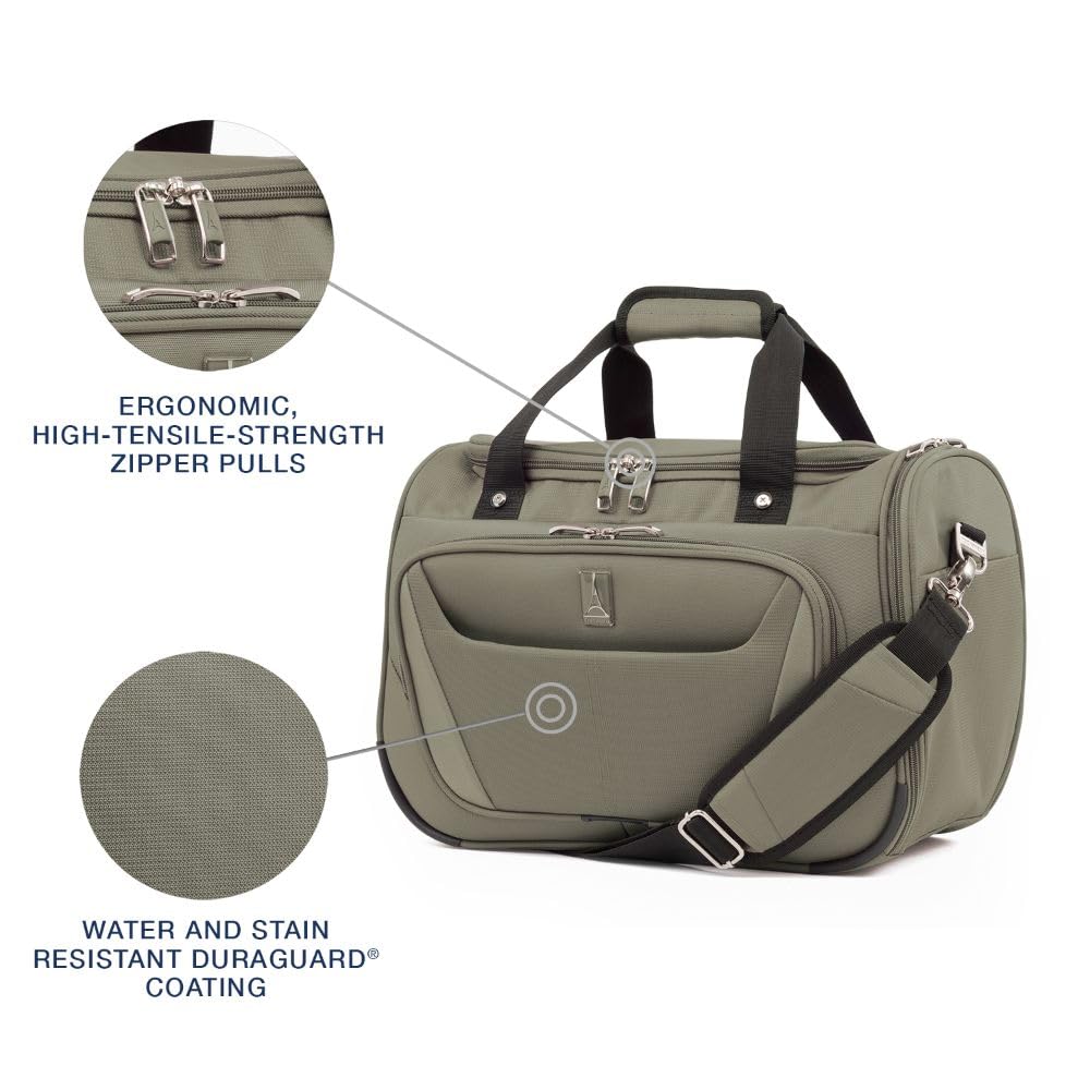 Travelpro Maxlite 5 Softside Lightweight Underseat Carry-On Travel Tote - Compact Overnight Weekender Bag for Airplane, Business Trips & Weekend Getaways