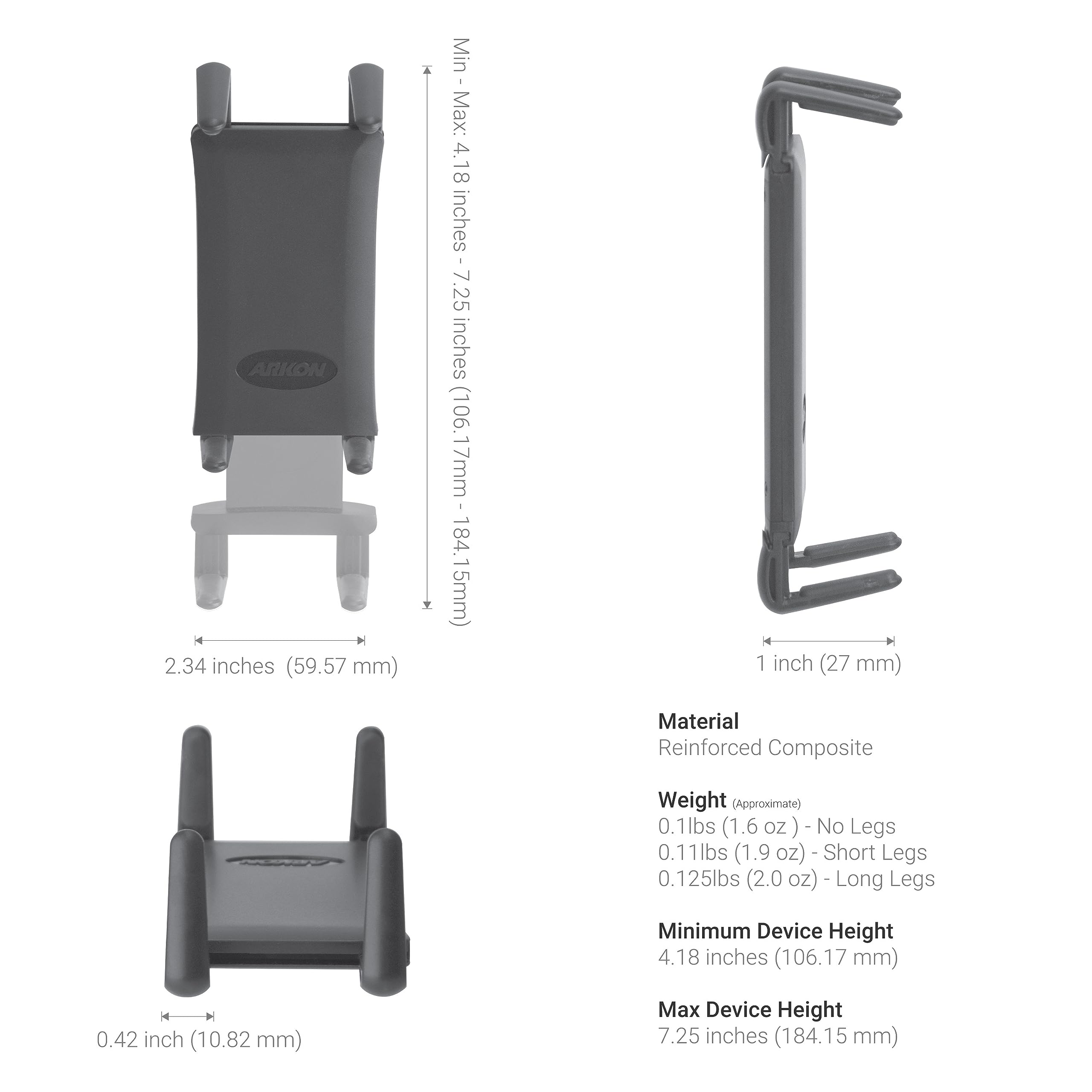 ARKON TW Broadcaster Combo Mount - Adjustable 29