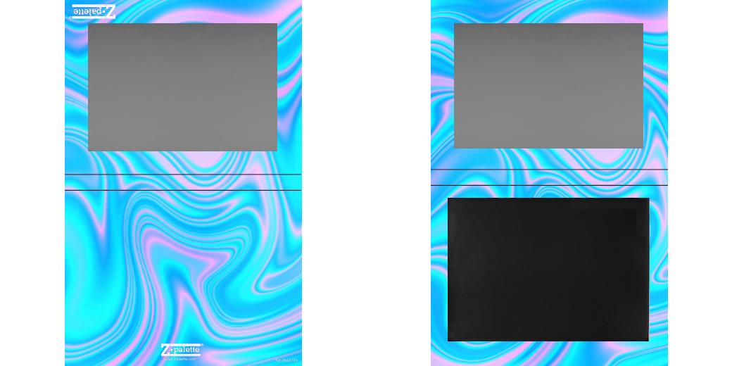 Custom Extra Large Z Palette - Magnetic Makeup Palette for Eyeshadows & Blush - Perfect for Travel & Professional Makeup Artists
