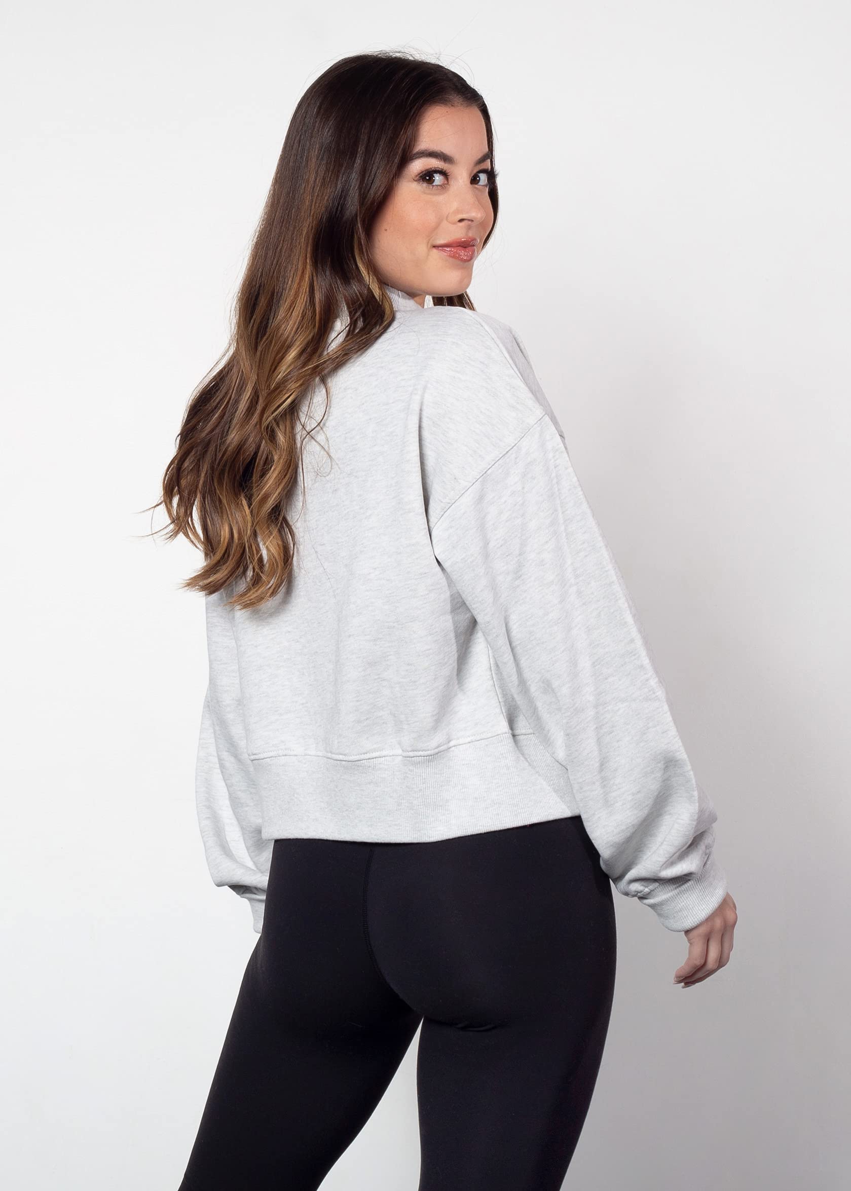Chicka-D Women's Haily Sweatshirt - Cozy Fleece Pullover for Casual Wear, Lounge & Fall Outfits | Soft Comfortable Crewneck Sweatshirt for Women