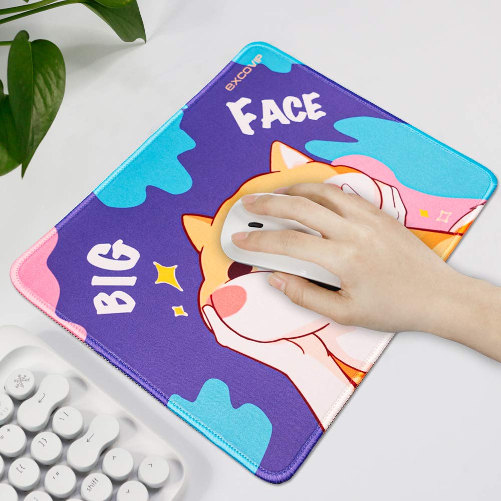 YISK Gaming Mouse Pad - Non-Slip Rubber Base, Comfortable Stitched Edges, Smooth Surface for PC & Laptop (260x210x2mm, Camouflage Design) - Perfect for Gaming, Office Work & Home Computer Use