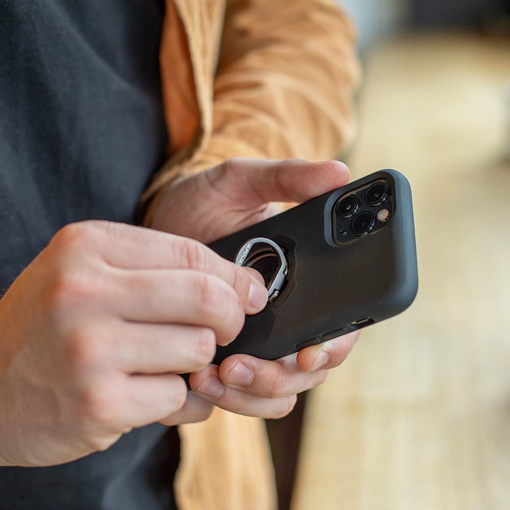 Quad Lock Phone Ring & Stand - Universal Phone Grip Holder for iPhone, Samsung & More - Perfect for Driving, Cycling & Hands-Free Use