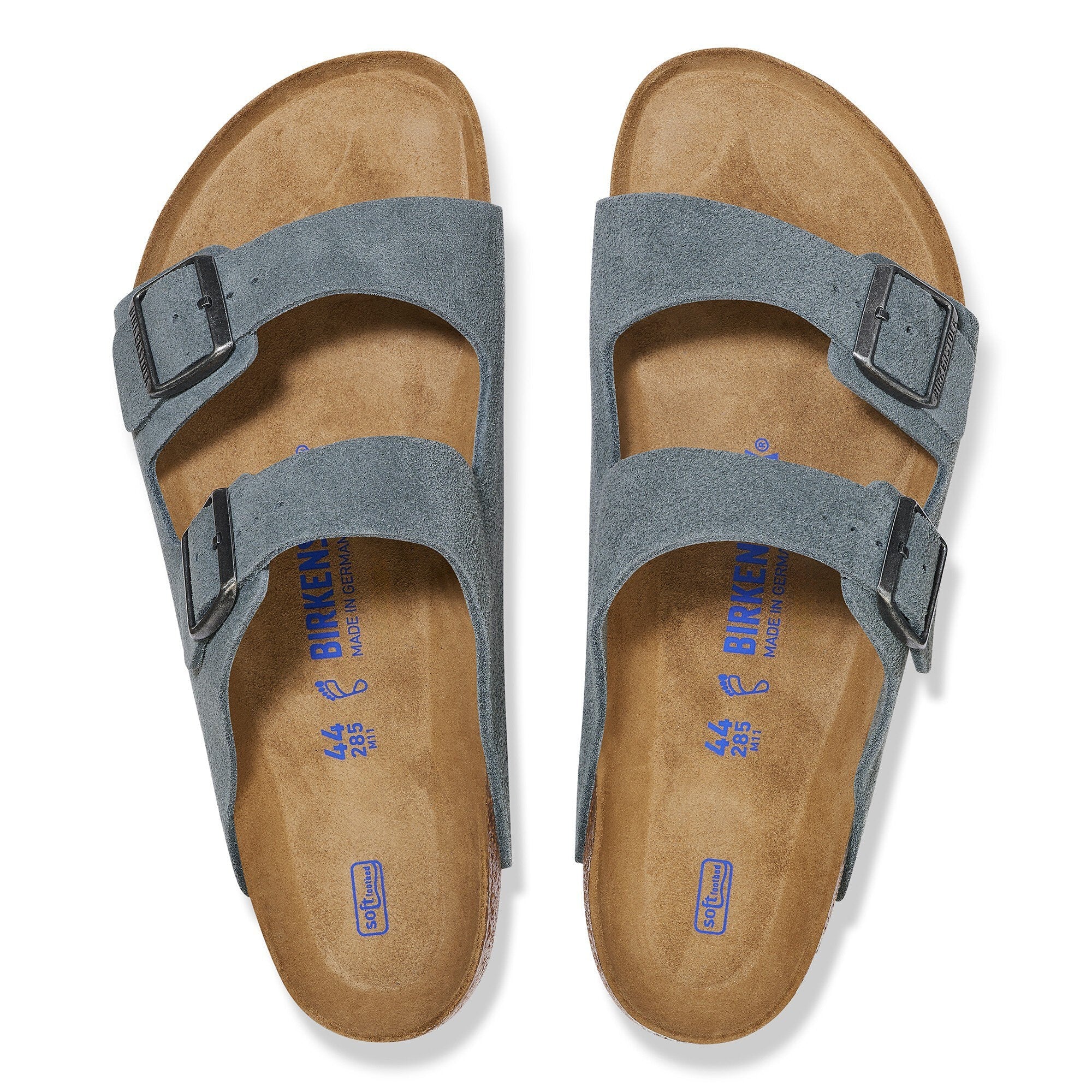 Arizona Soft Footbed Suede Leather Sandals for Men - Comfortable & Durable Casual Summer Shoes for Beach, Walking, and Outdoor Activities