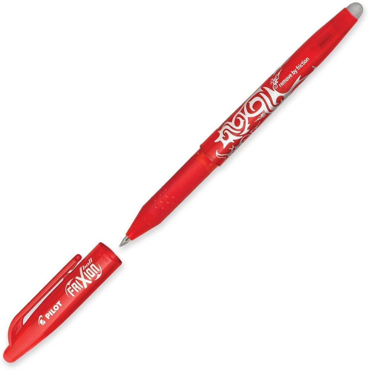 Pilot FriXion Ball 0.7mm Erasable Gel Pens - Fine Point Red Ink Pens (6 Pack) - Perfect for Note Taking, School Work & Office Use